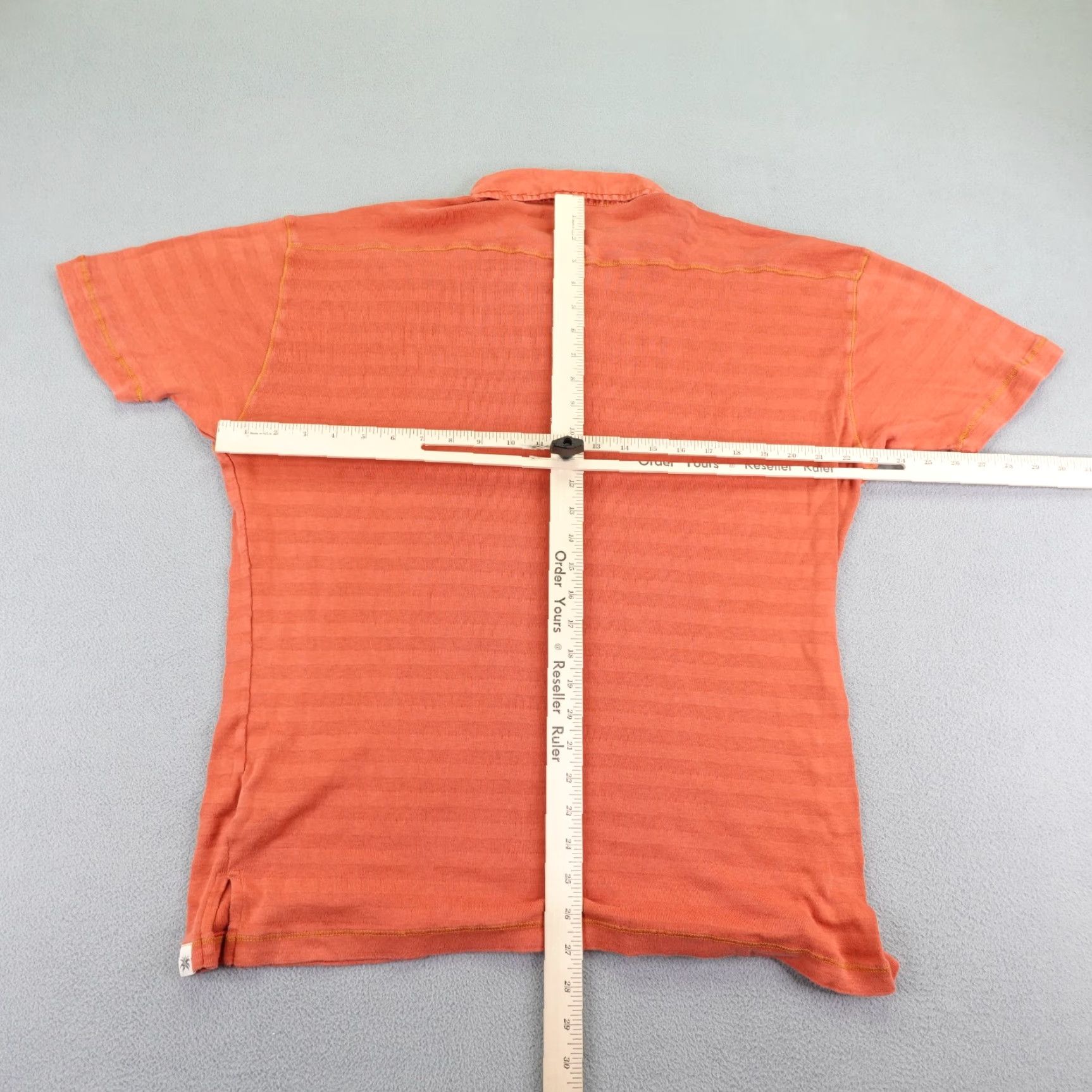 Vintage VINTAGE Jake Agave Polo Shirt Mens L Orange Stripes Classic Cut El Capitan Lux USA Size US L / EU 52-54 / 3 - 6 Thumbnail