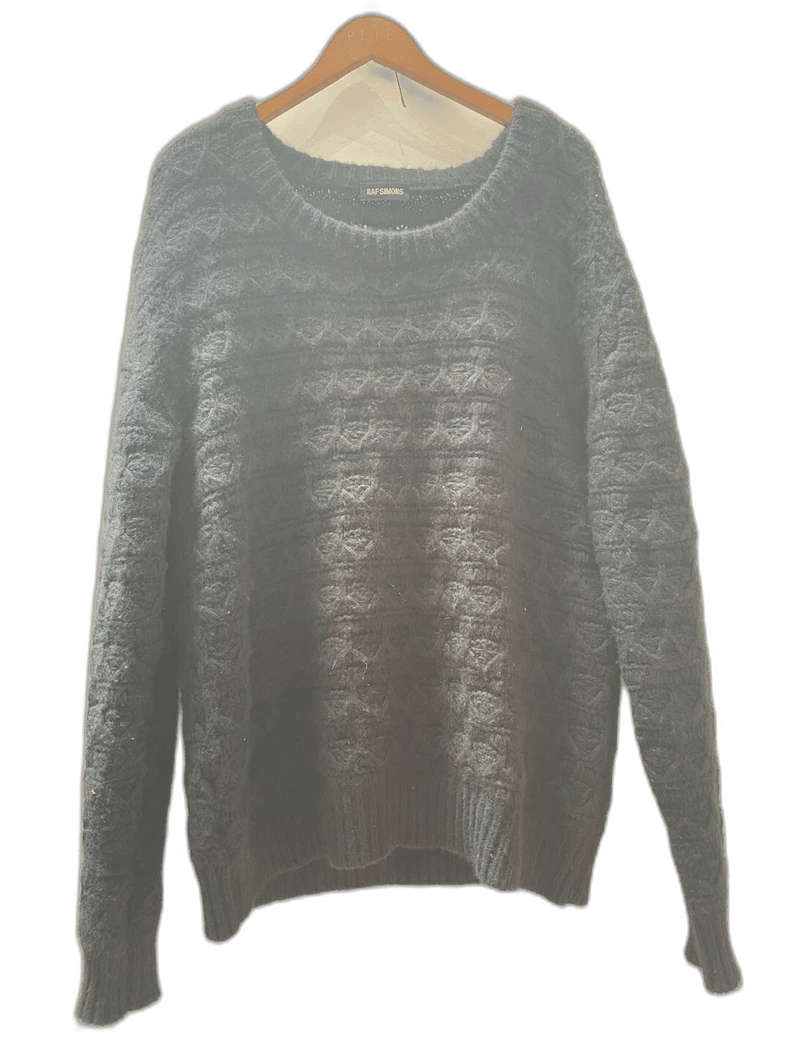 Raf Simons Raf Simons Black Knit Sweater Size US M / EU 48-50 / 2 - 1 Thumbnail