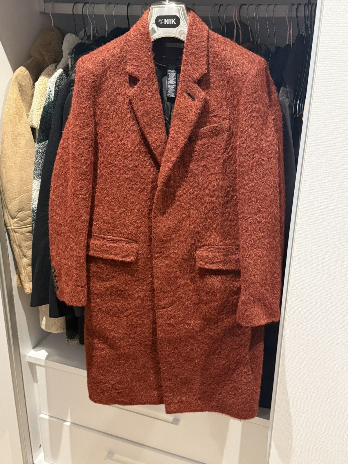 Marc by Marc Jacobs Marc Jacobs Rusty Mohair Chesterfield Long Coat Size US S / EU 44-46 / 1 - 3 Thumbnail