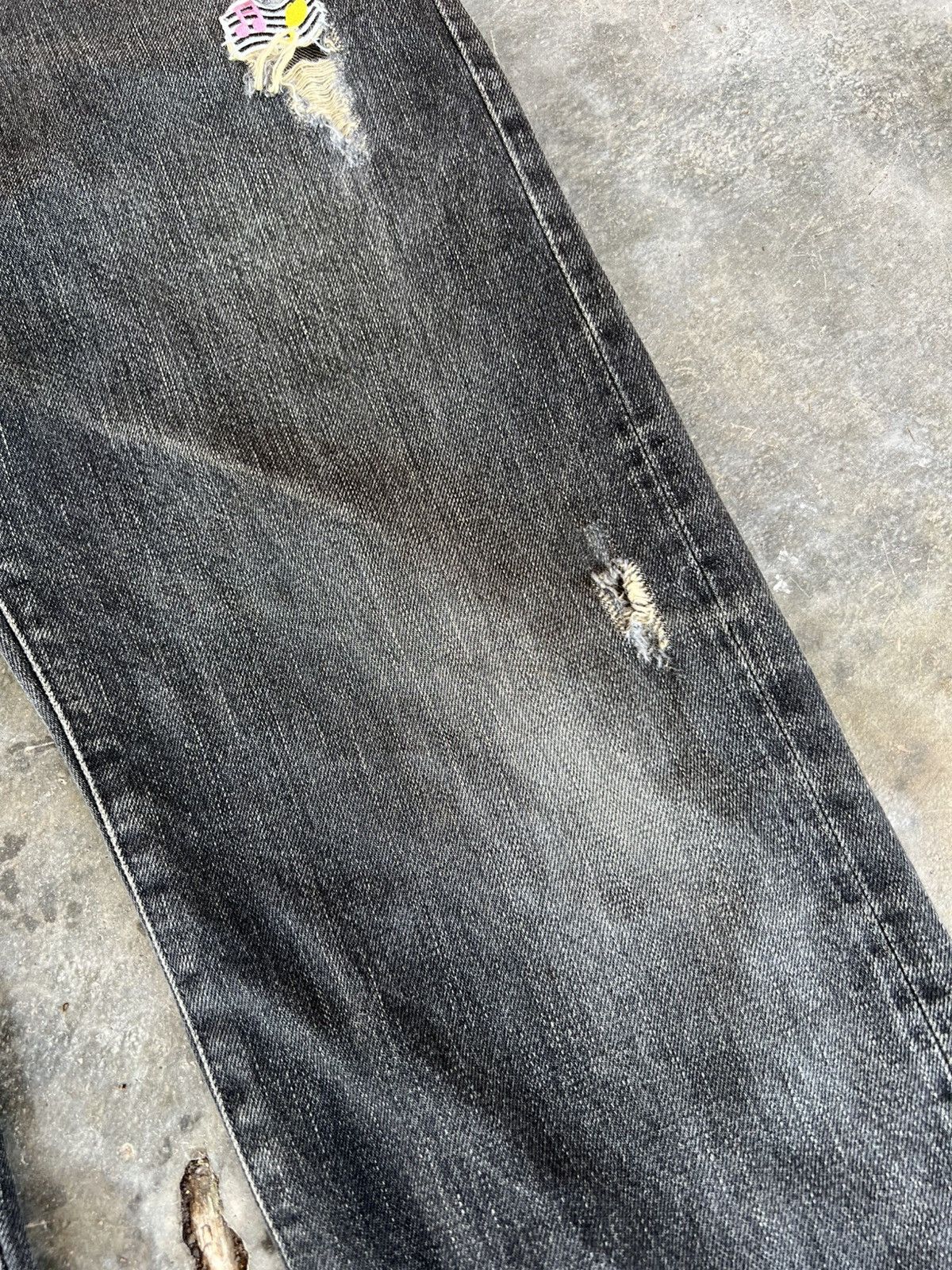 HRMTG × Japanese Brand × Jean HRM DISTRESS PATCHES SELVEDGE JEANS Size US 30 / EU 46 - 6 Thumbnail