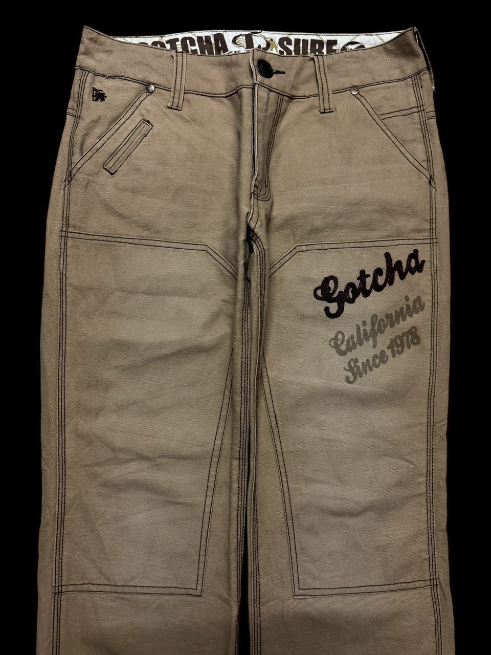 Gotcha RARE 90’s Gotcha Surf Double Knee Duck Logo Workwear Style Size US 32 / EU 48 - 3 Thumbnail