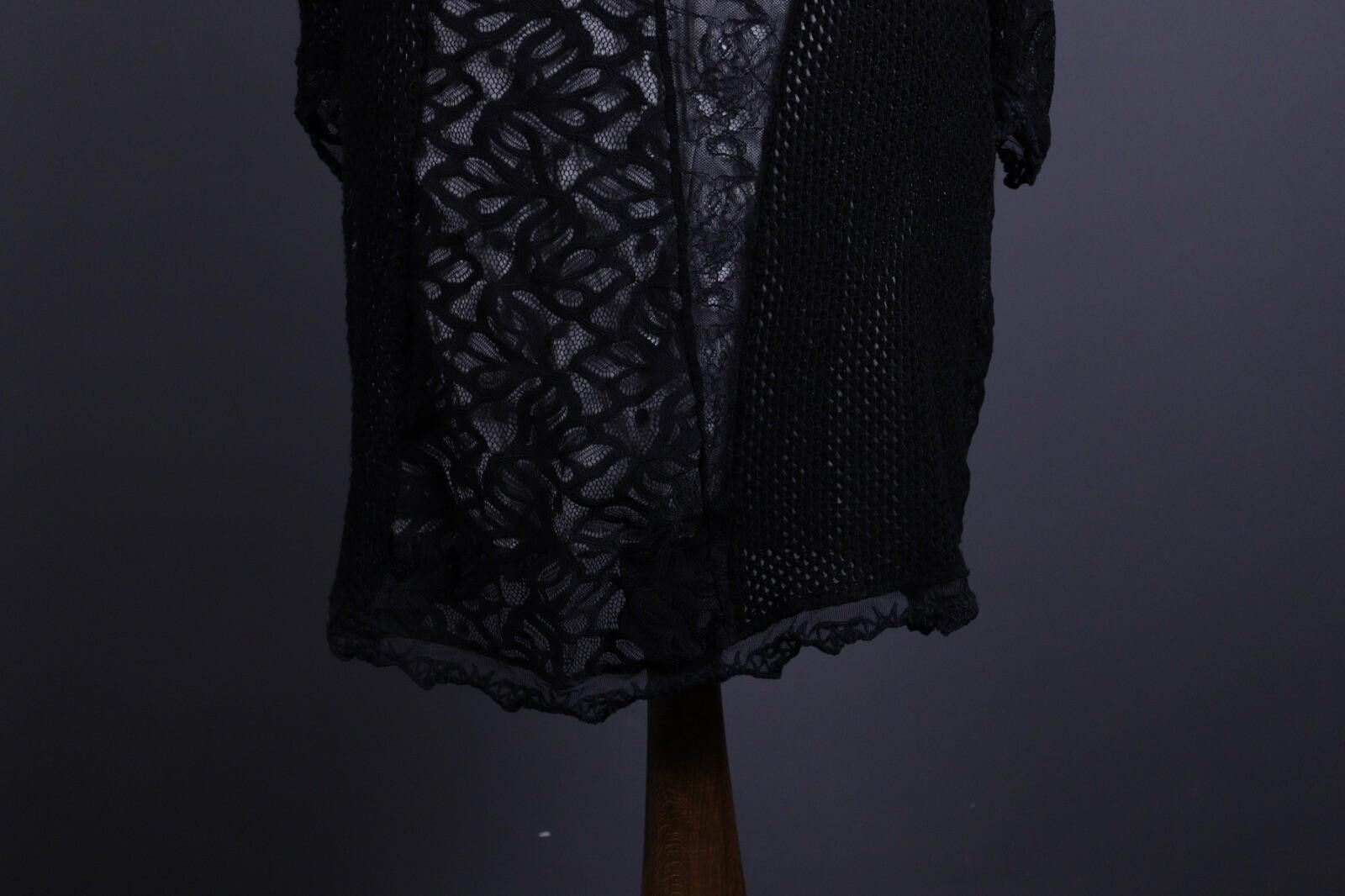 Designer Elisa Cavaletti Sono Italiano Black Knit Shift Dress SzM Size M / US 6-8 / IT 42-44 - 3 Thumbnail