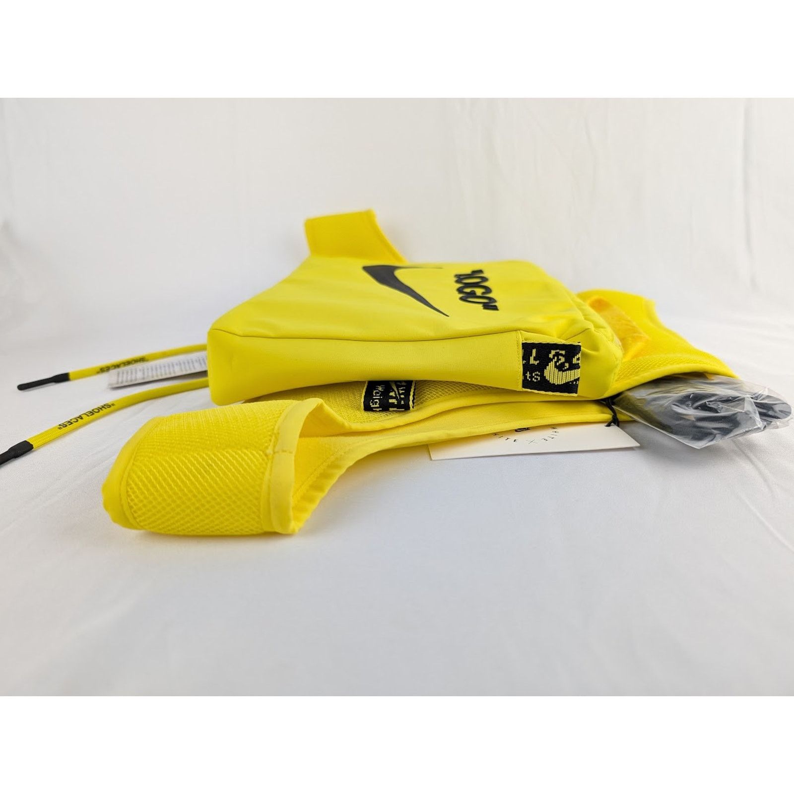 Nike × Off-White o1rshd1 Cross Bib in Yellow Size L / US 10 / IT 46 - 7 Thumbnail