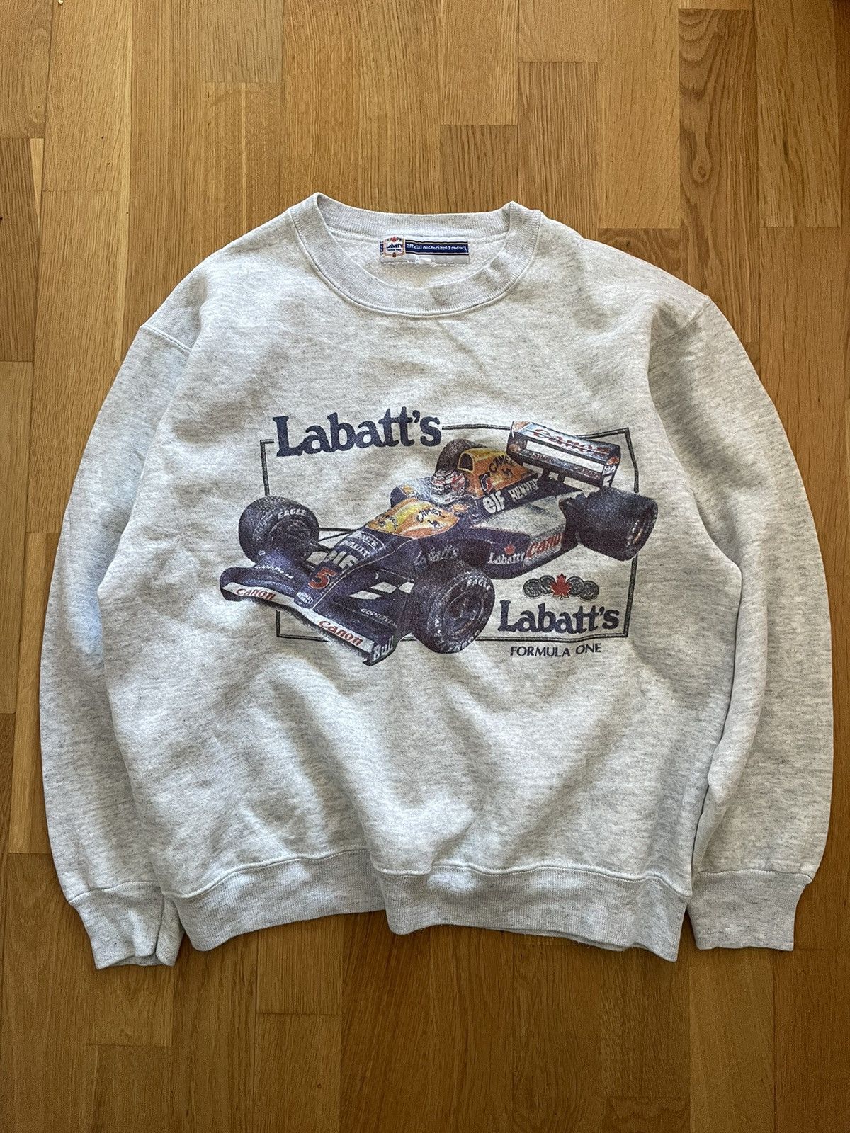 Vintage 80’s Labatts Formula One Sweatshirt Grailed