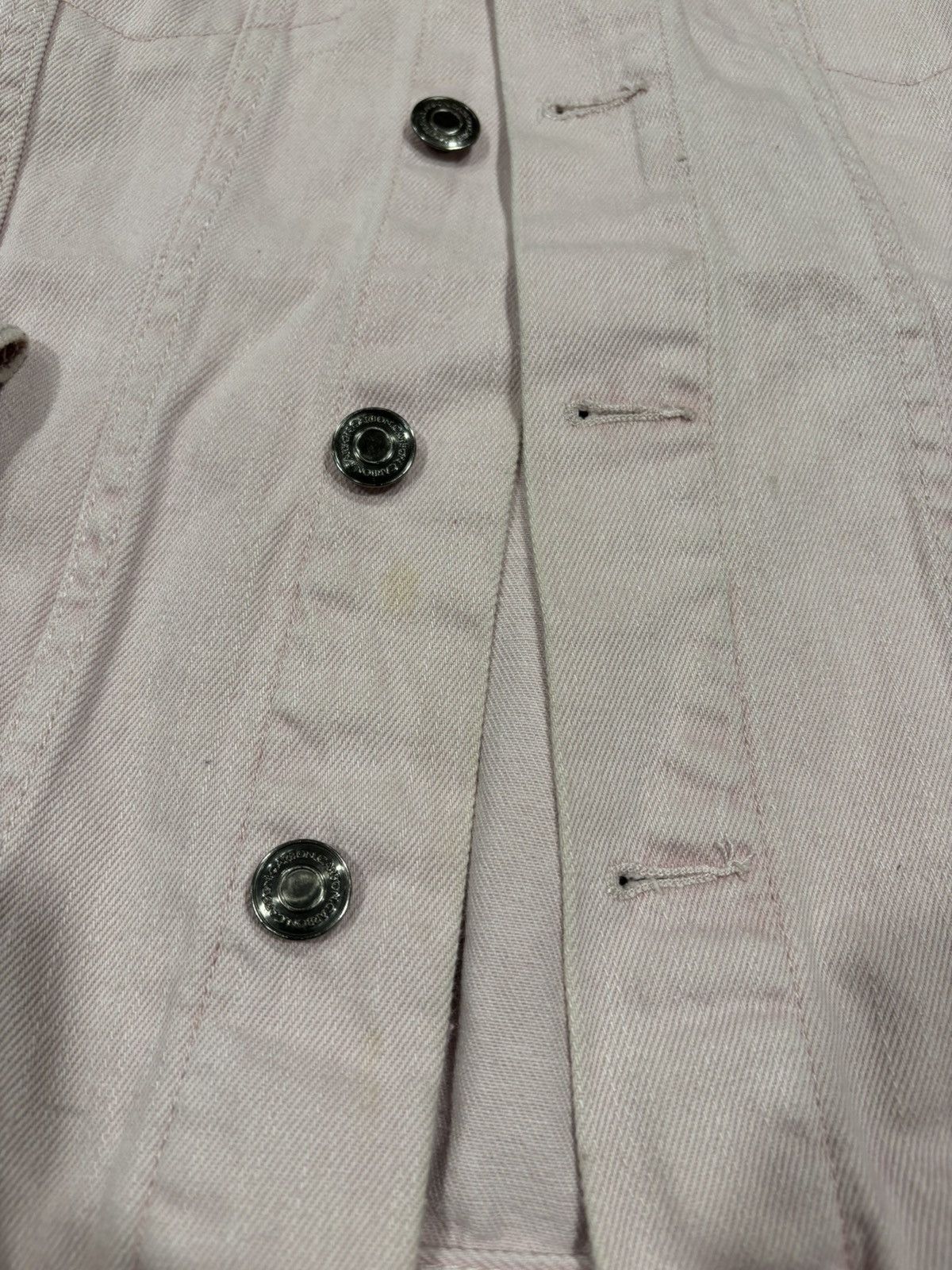 Carbon Light Pink Denim Jacket Size US S / EU 44-46 / 1 - 4 Thumbnail