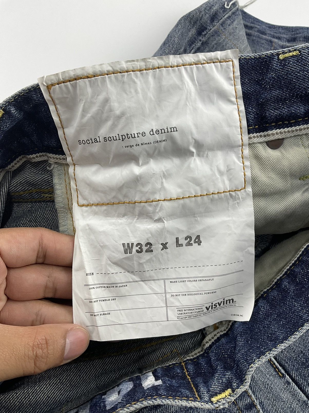 Visvim Visvim S/S'20 Social Sculpture 14 Damaged-17 FIL Exclusive Size US 30 / EU 46 - 12 Thumbnail