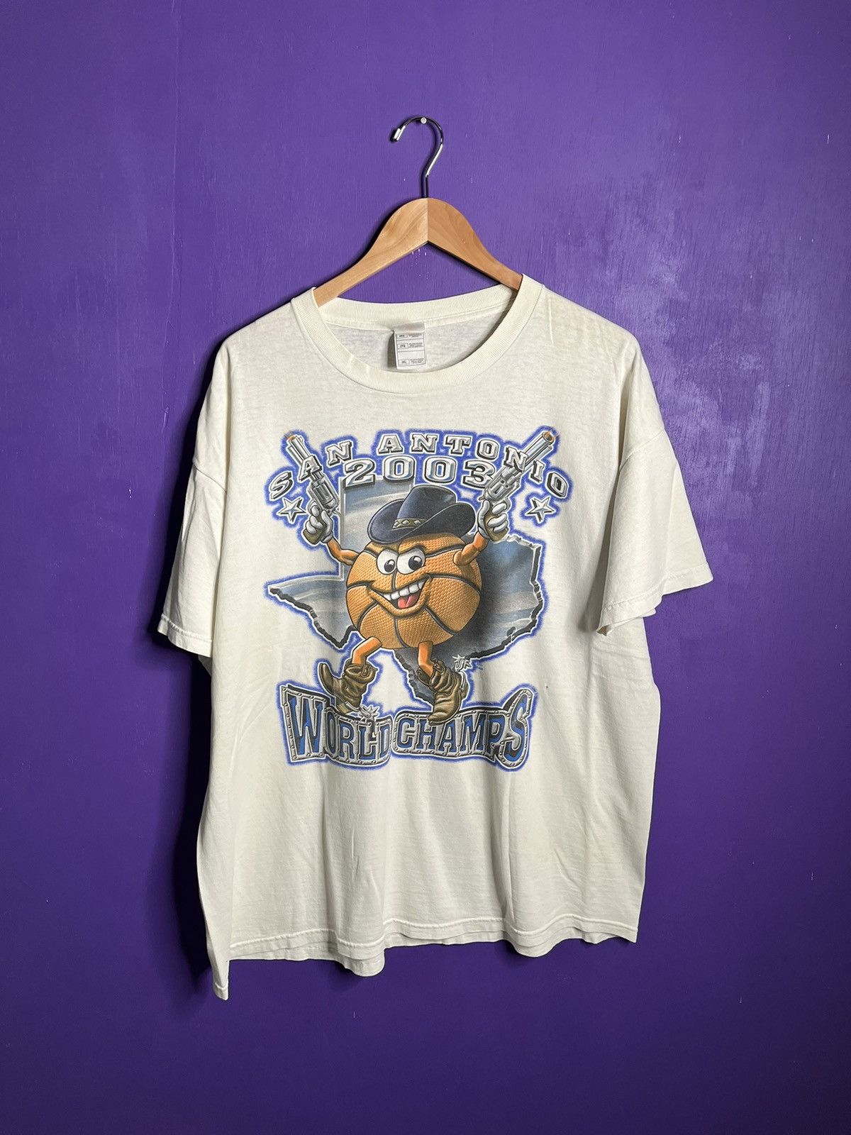 Vintage 2003 San Antonio spurs western basketball t-shirt