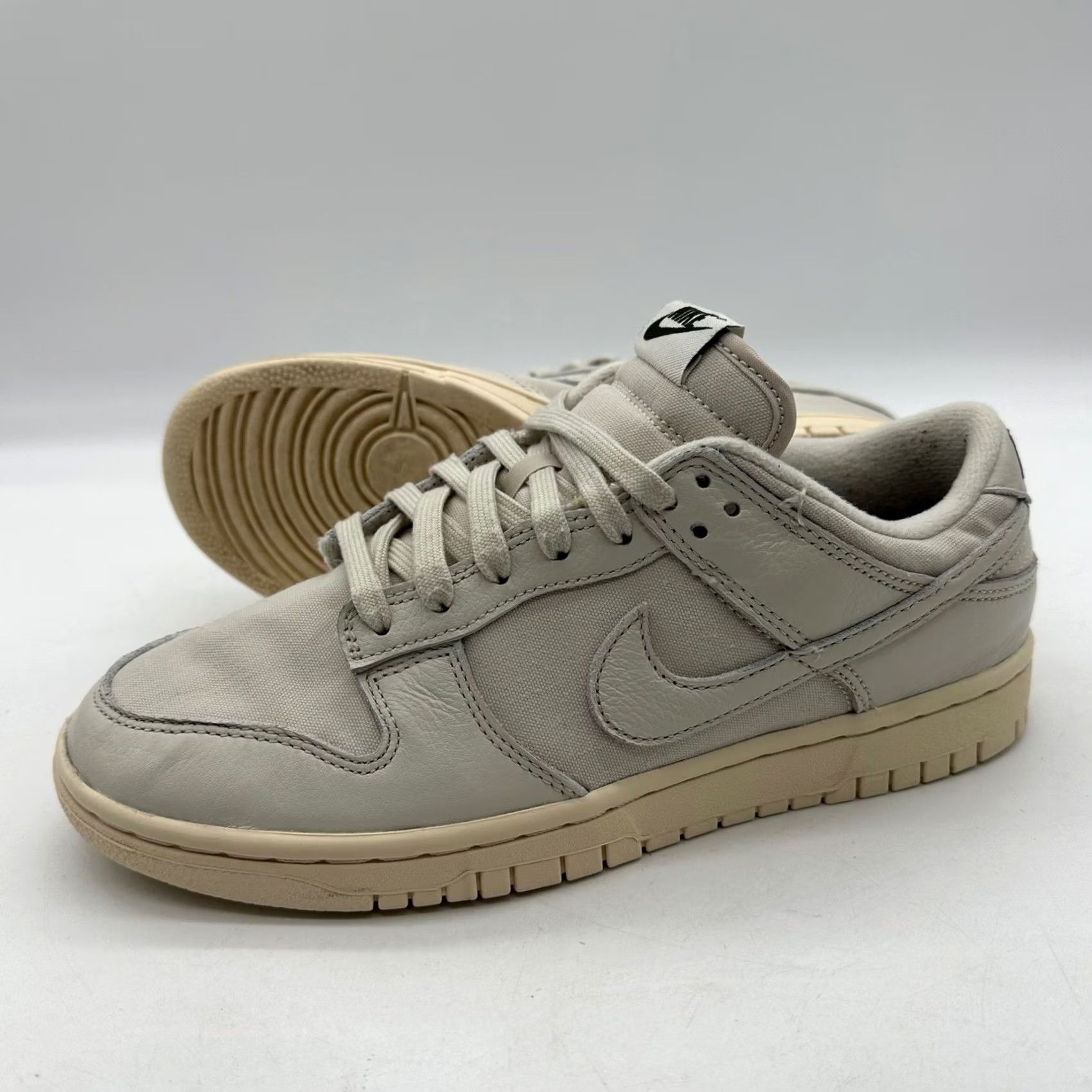 Nike Nike Dunk Low Light Orewood Brown Mens Size 8 Leather Canvas Sneakers Size US 7 / EU 40 - 4 Thumbnail