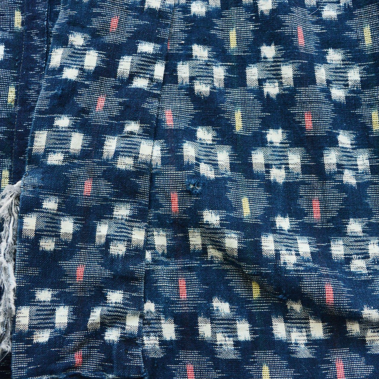 Other Vintage Japanese Noragi Jacket Indigo Kasuri Cotton Tenugui Size M / US 6-8 / IT 42-44 - 8 Thumbnail