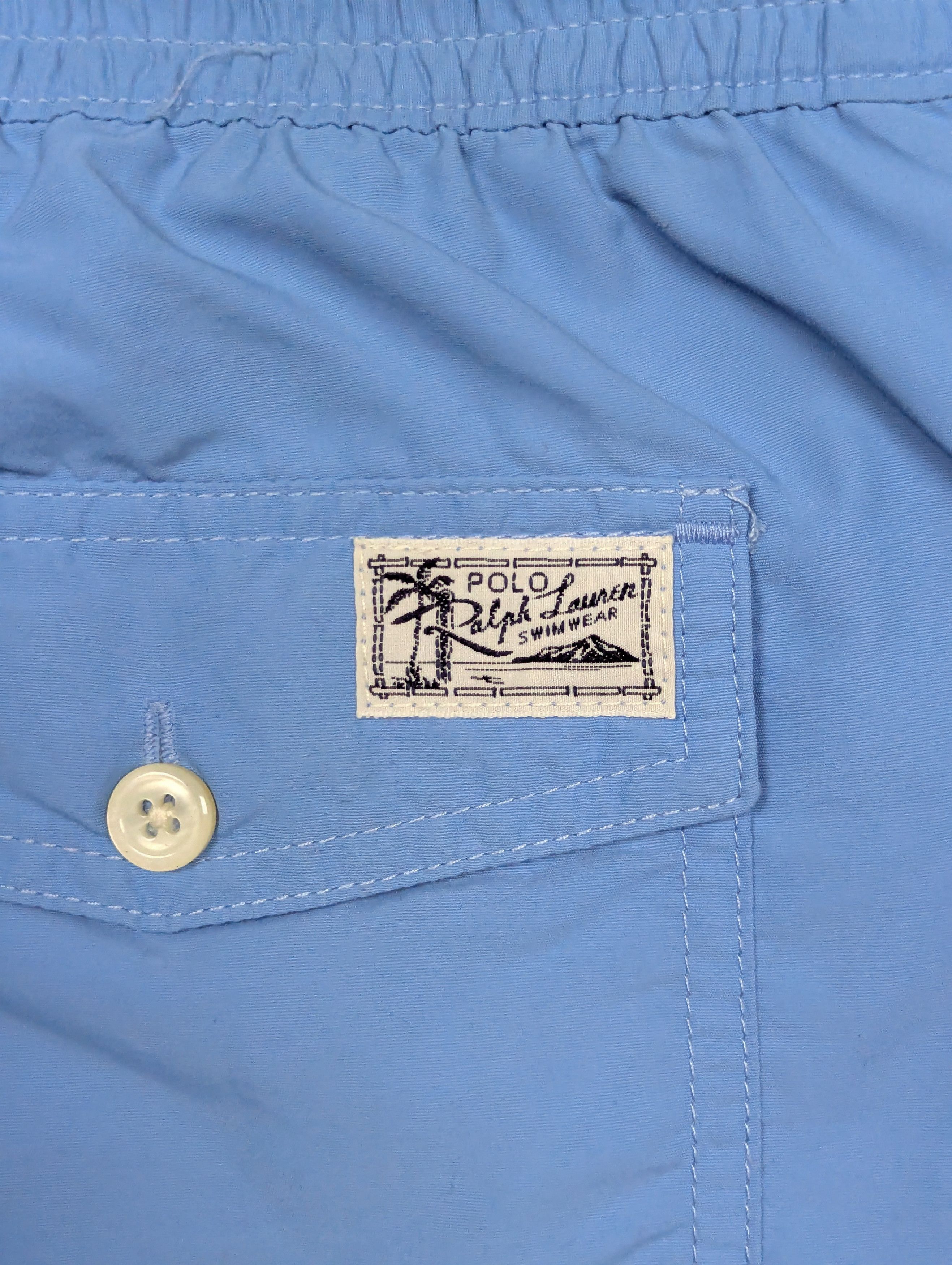 Polo Ralph Lauren × Vintage Polo Ralph Lauren Blue Swim Shorts Trunk Swimming Briefs Size US 36 / EU 52 - 15 Thumbnail