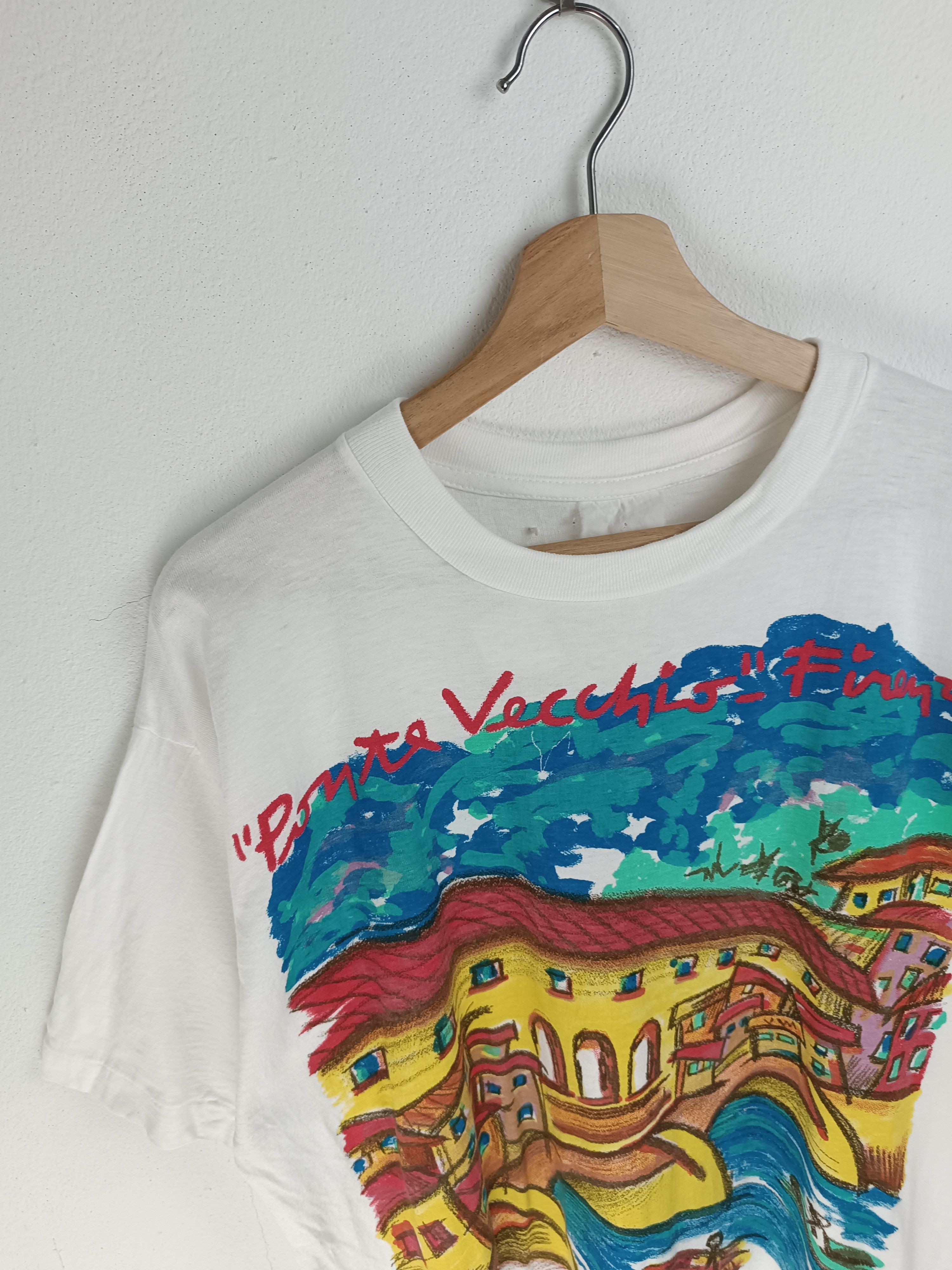 Vintage VERY RARE🔥VINTAGE 90'S PONTE VECCHIO FIORENCE ITALY TEE Size US XL / EU 56 / 4 - 5 Thumbnail