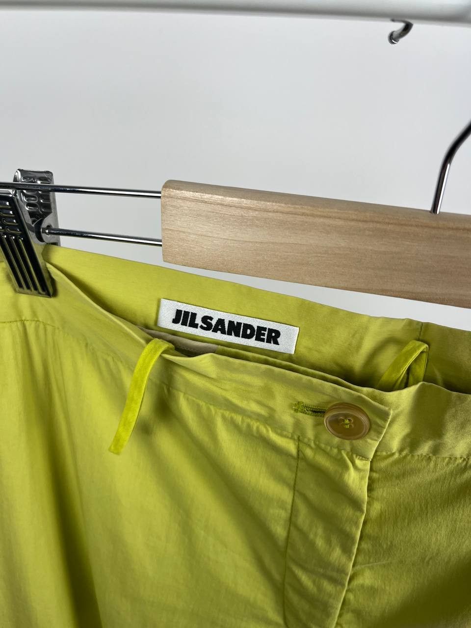 Jil Sander Jil Sander Lime Green Cotton Trousers Pants Minimalist Size 40" / US 18 - 9 Thumbnail