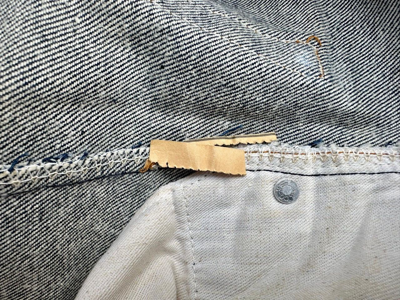 Levi's Vintage rare 80’s Levi’s 501 Sidem Made in Usa W31 L29 Size US 30 / EU 46 - 11 Thumbnail