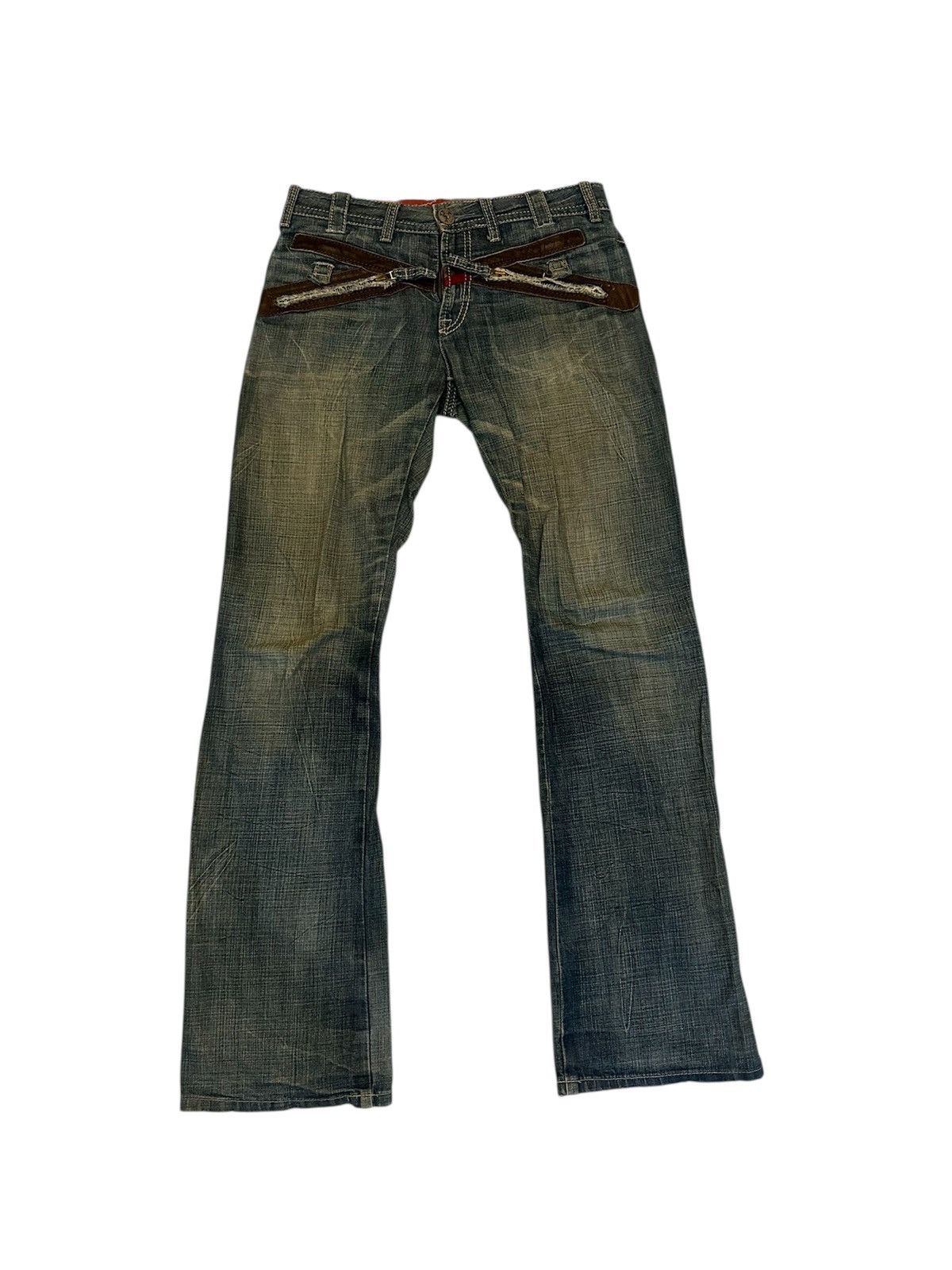 Marithe + Francois Girbaud Weird jeans by marithe francois girbaud made japan Size US 32 / EU 48 - 1 Thumbnail