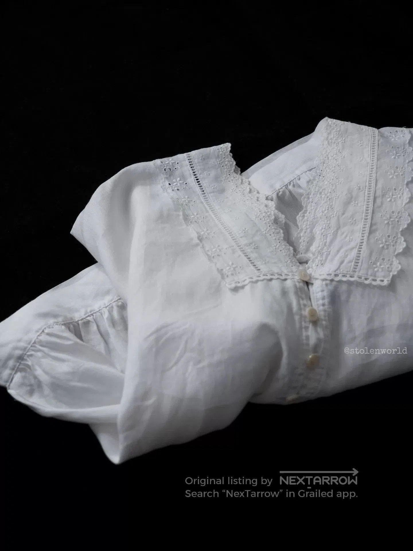 Tricot Comme des Garcons comme des garçons linen lace top. Size S / US 4 / IT 40 - 6 Thumbnail