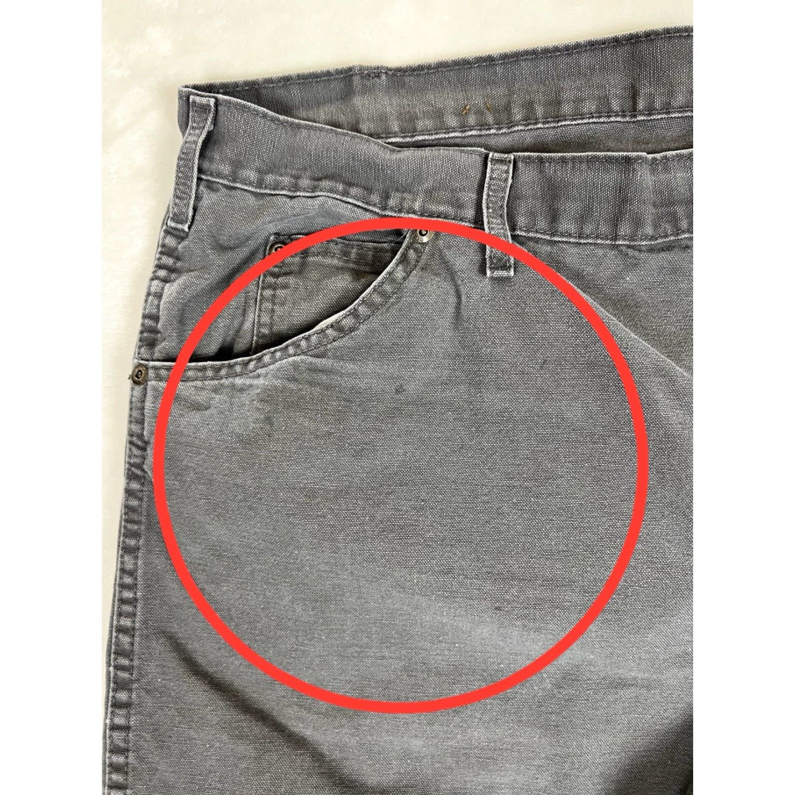 Dickies Dickies Men's Carpenter Pants Size 42x30 Gray Relaxed Fit Heavyweight Duck Workwear Casual Pants Mens Size US 42 / EU 58 - 5 Thumbnail