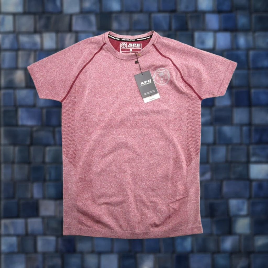 Vintage Ape Athletics Mens Red Workout Weight Stretch Flowfit Performance Shirt SZ S NEW Size US S / EU 44-46 / 1 - 1 Thumbnail