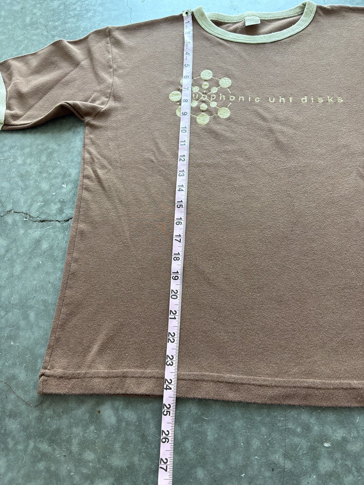 Vintage Vintage 90s Stereolab Duophonic UHF Disks Ringer Tee Shirt Size US M / EU 48-50 / 2 - 8 Thumbnail