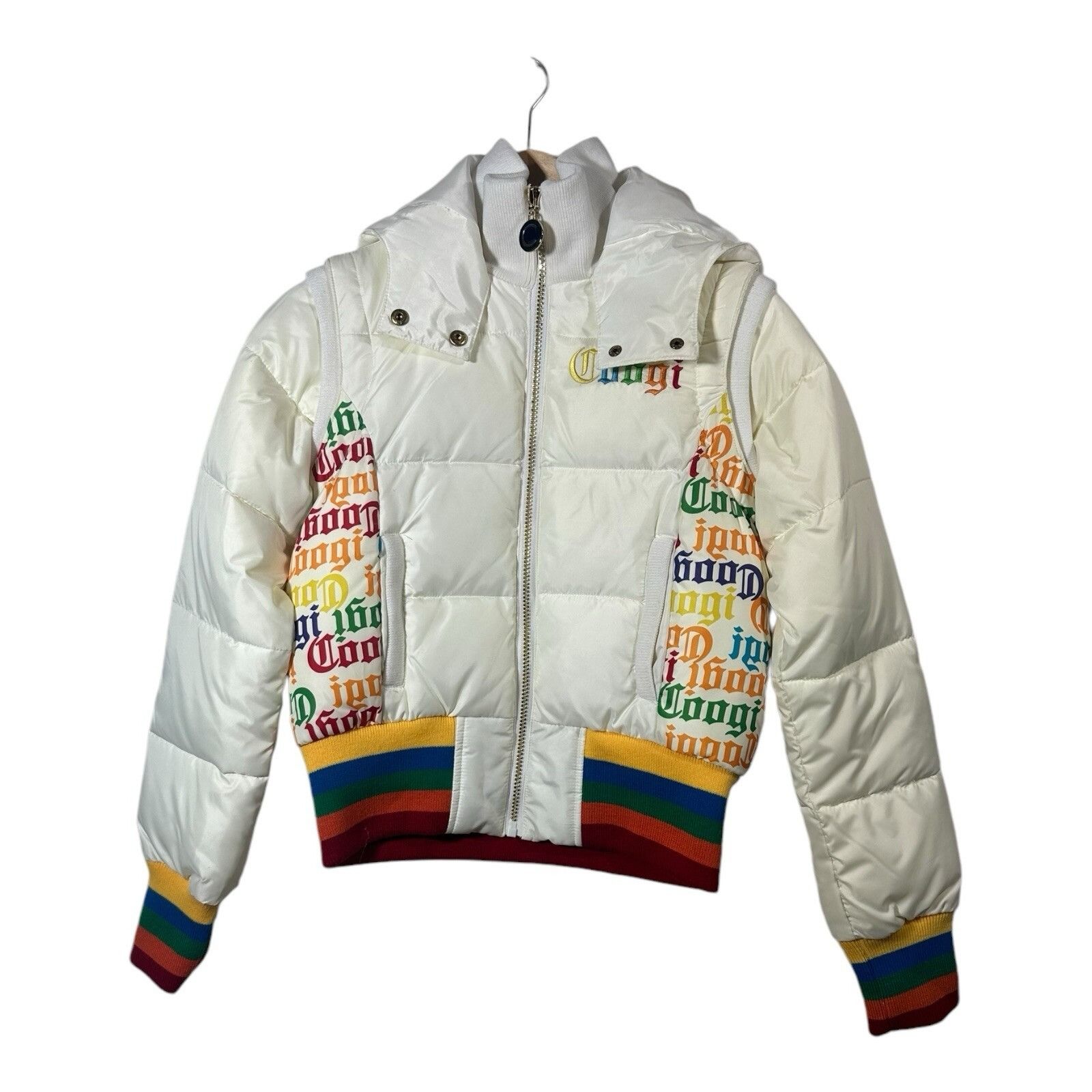 Coogi Vintage Coogi Rainbow Multicoloured Y2K Jacket 90’s 2000’s H Size S / US 4 / IT 40 - 1 Thumbnail
