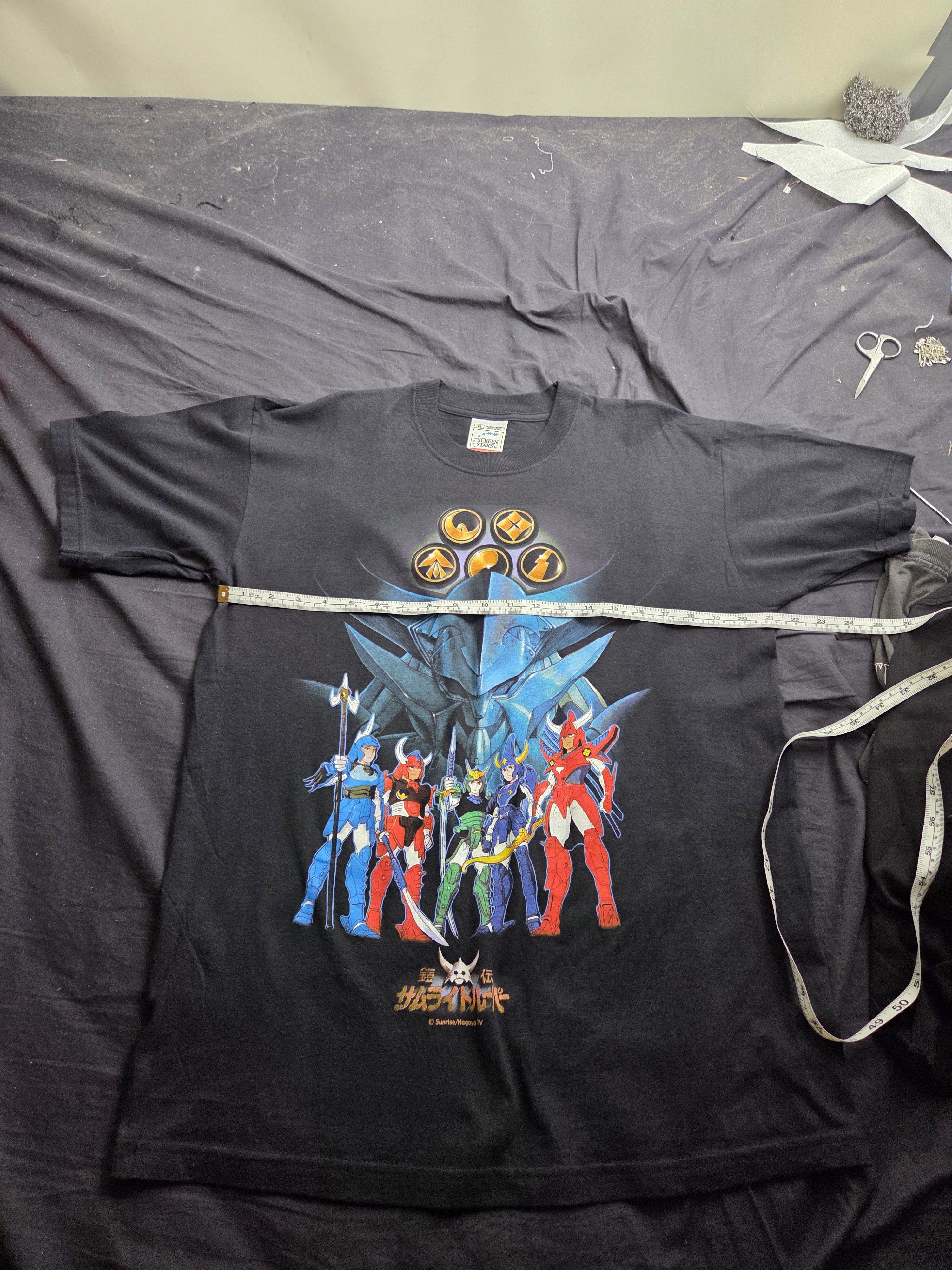 Anime × Vintage 2000 Ronin Warriors Anime Tee M 21" 29" Size US M / EU 48-50 / 2 - 7 Thumbnail