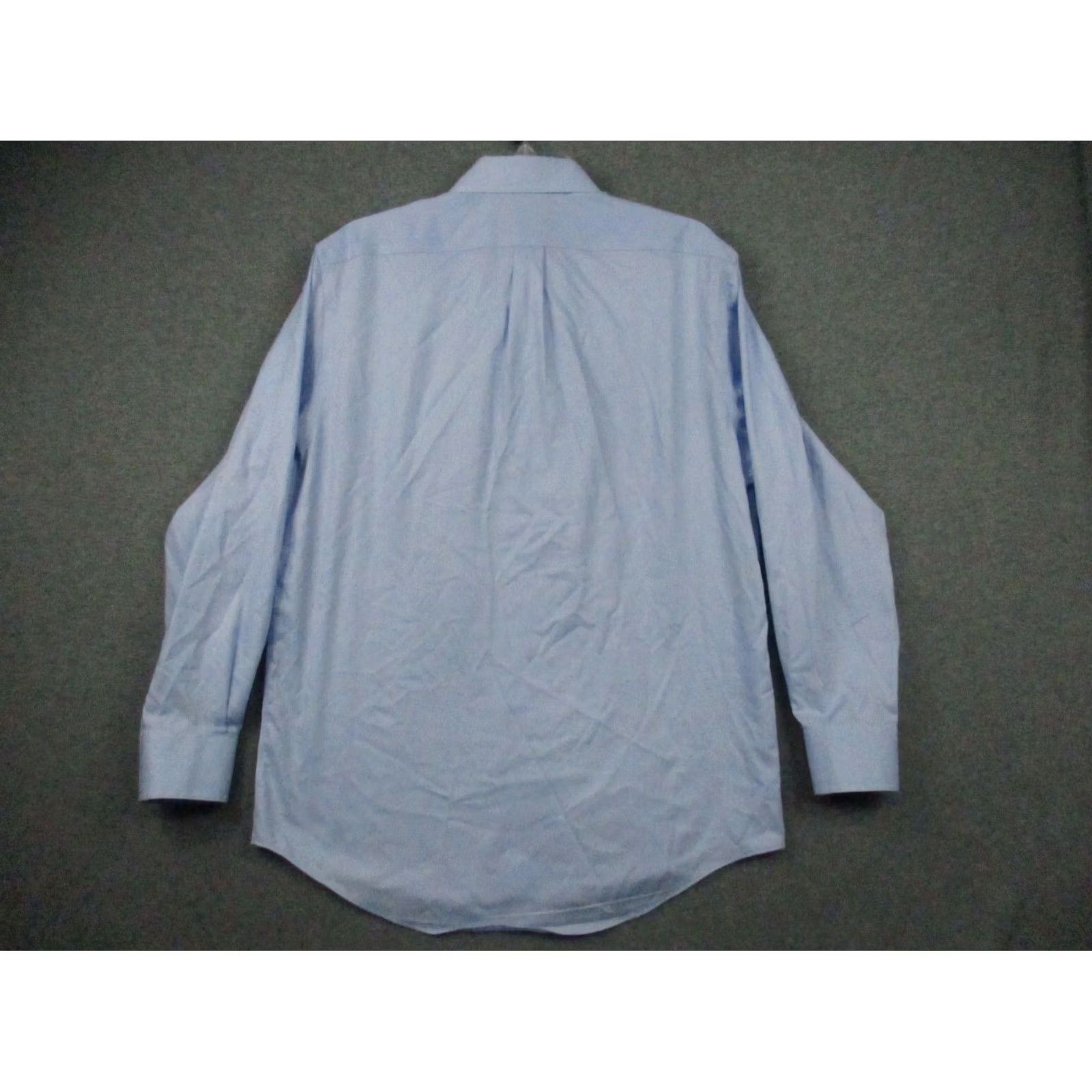 Ralph Lauren Lauren Ralph Lauren Blue Stretch Fabric Shirt Size 16 Long Sleeve Mens Size US L / EU 52-54 / 3 - 6 Thumbnail