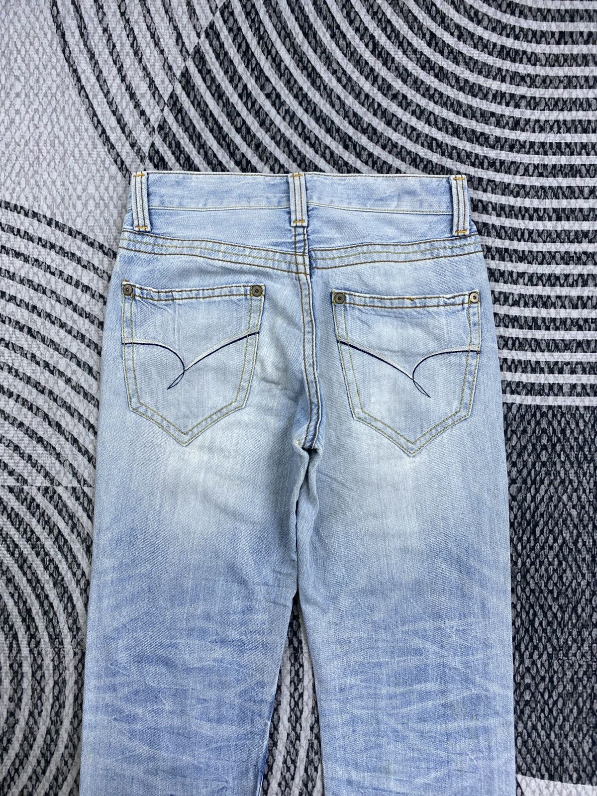 Japanese Brand Vintage Genoese Kapital Style Blue Washed Denim Jeans Size US 30 / EU 46 - 9 Thumbnail