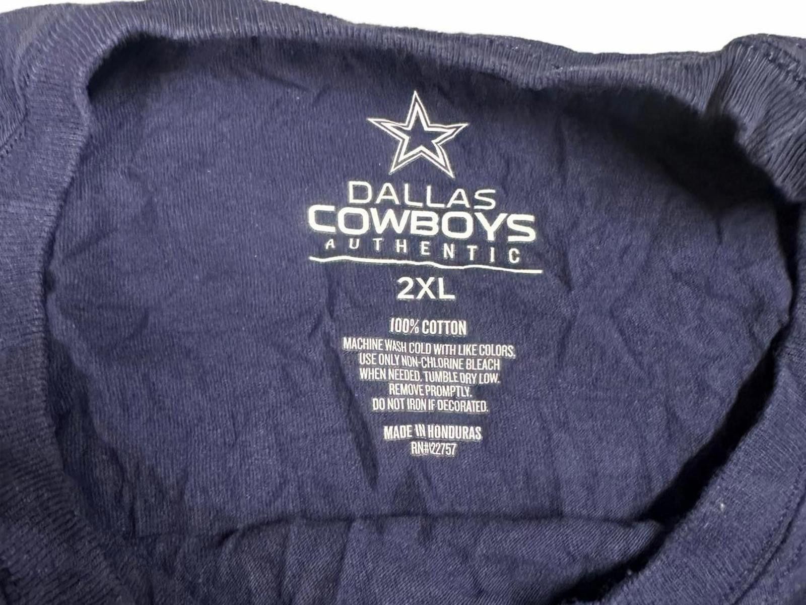 Designer Dallas Cowboys Authentic 2XL T-Shirt Size US XXL / EU 58 / 5 - 3 Thumbnail