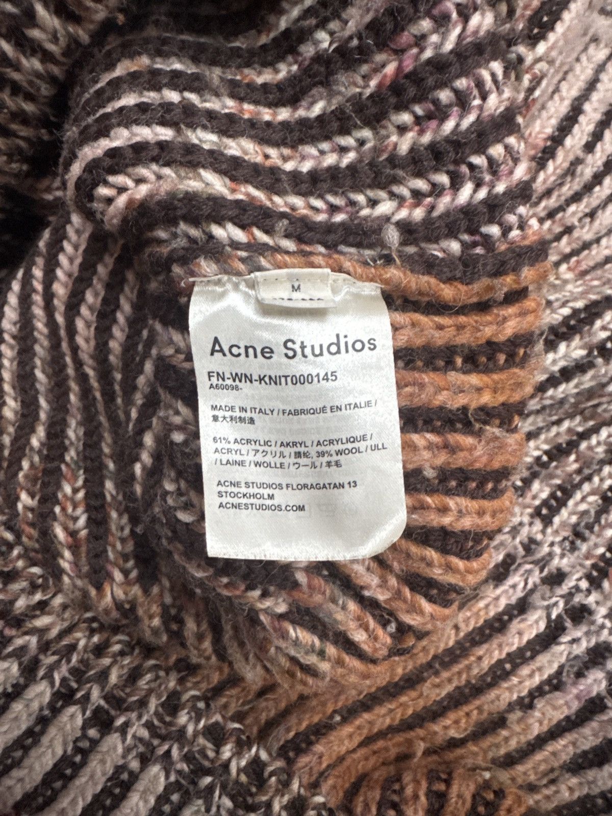 Acne Studios Acne Studios Rare Multi Color Knit Size US M / EU 48-50 / 2 - 5 Thumbnail