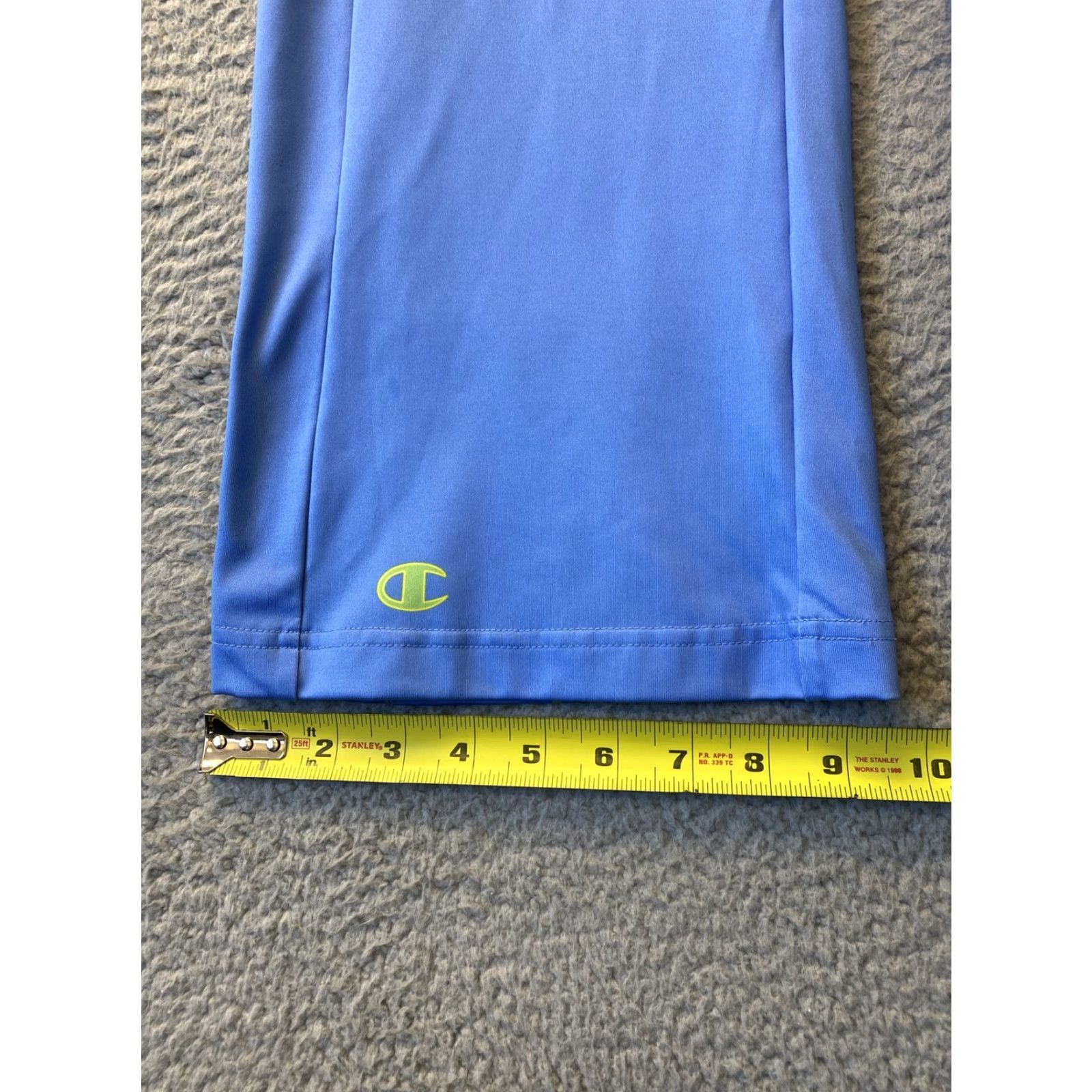 Champion Champion Women's Pants S Blue Wide Leg Athletic Running Jogging Track Pants Size 28" / US 6 / IT 42 - 6 Thumbnail