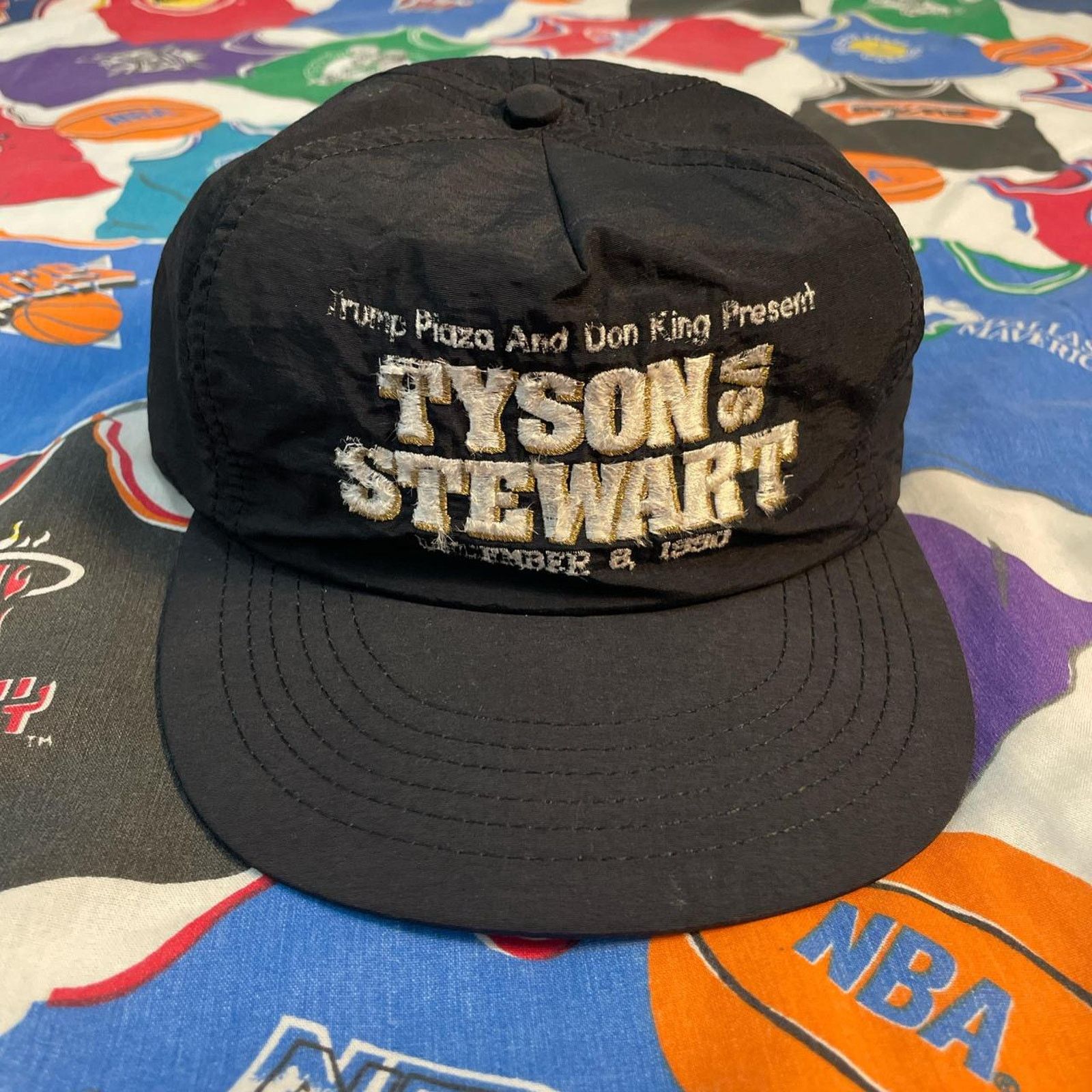 American Needle × Vintage Vintage Mike Tyson vs Alex Stewart Boxing Merch Hat Size ONE SIZE - 1 Thumbnail