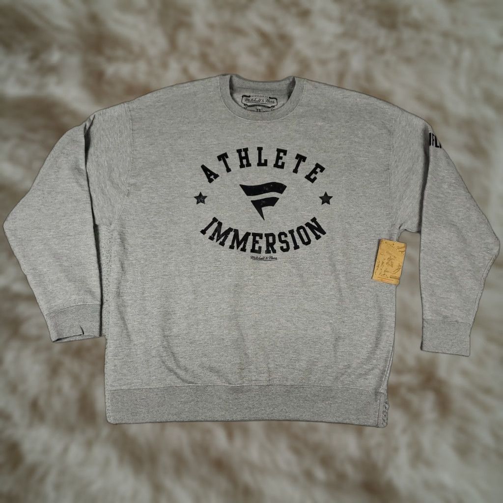 Mitchell & Ness VINTAGE Mitchell & Ness Sweater Pullover Mens Size 2XL Gray Cotton Fleece Casual Size US XXL / EU 58 / 5 - 1 Thumbnail