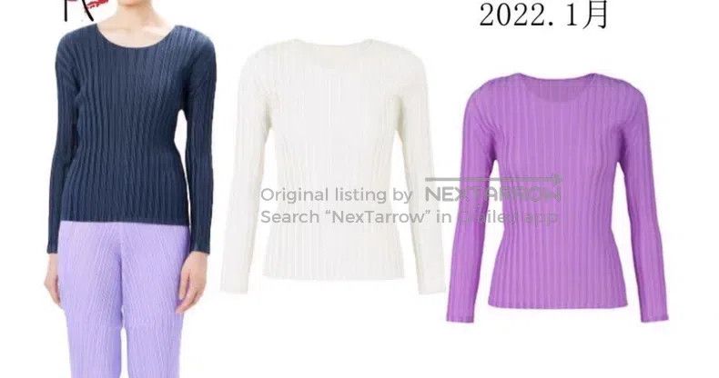 Issey Miyake Issey Miyake Ribbed Top Size L / US 10 / IT 46 - 2 Thumbnail