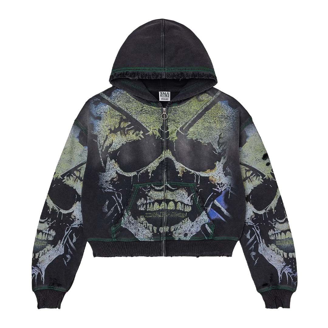 Vale Forever Grave Digger Hoodie Black Size US XL / EU 56 / 4 - 1 Thumbnail