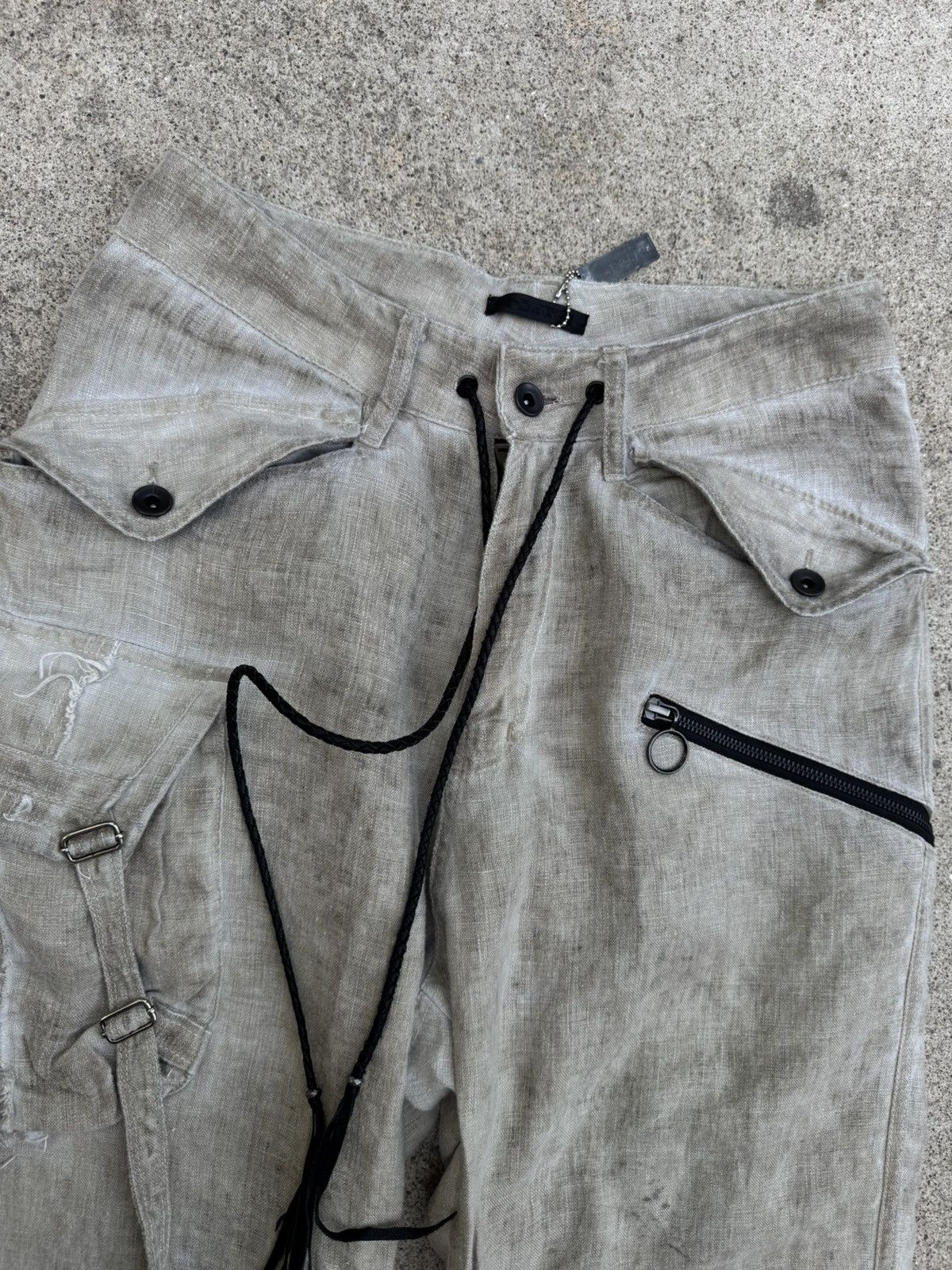 KMRii Kmrii Goat Linen Cargo Shorts Size US 31 - 11 Thumbnail