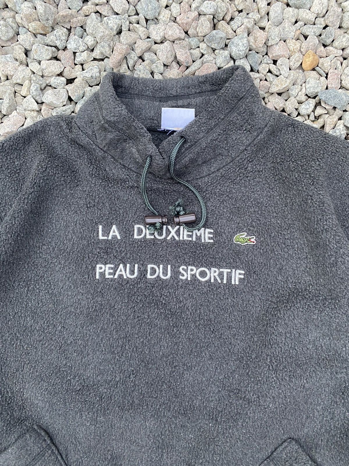 Lacoste × Vintage Lacoste sport fleece high neck sweatshirt Size US M / EU 48-50 / 2 - 2 Thumbnail