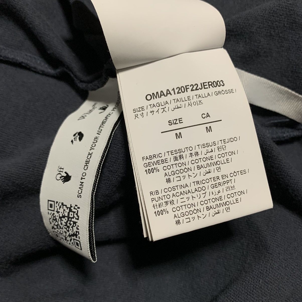 Off-White Off White Medium Lighting Arrows Blue Tee Virgil Abloh Size US M / EU 48-50 / 2 - 8 Thumbnail