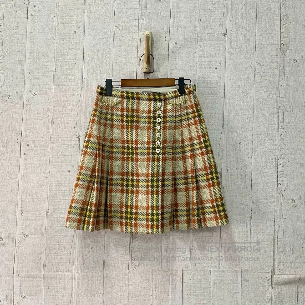 Gucci Gucci Plaid Short Skirt. Size 41" - 1 Thumbnail