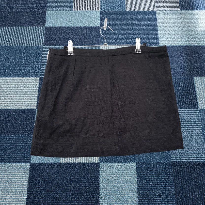 Gap Gap Skirt Womens 8 Black Mini Short Length Cotton Zipper Pockets Casual Workwear Dress Size 30" / US 8 / IT 44 - 1 Thumbnail