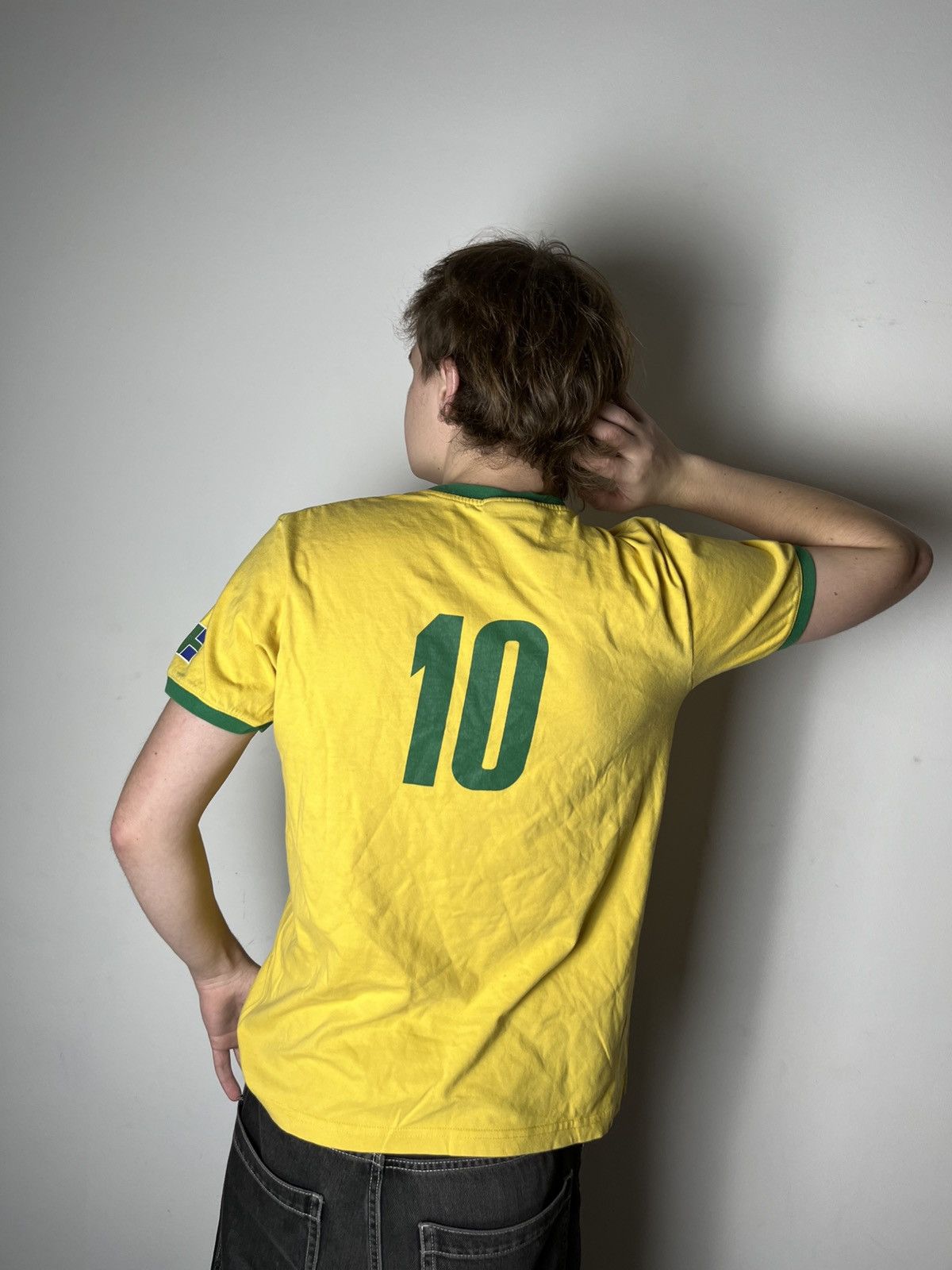 Hysteric Glamour 🔥00’S HYSTERIC GLAMOUR VIBE BRAZIL T SHIRT TEE NIKE TYPE Size US M / EU 48-50 / 2 - 2 Thumbnail