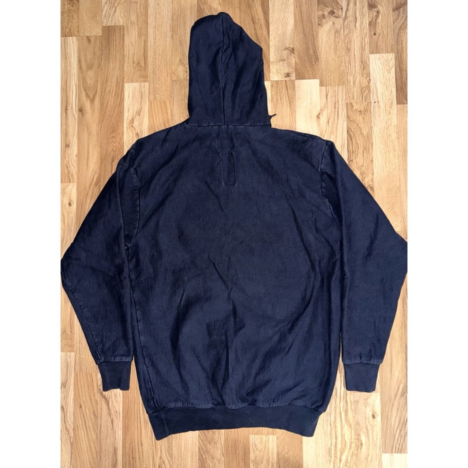 Vintage Tyndale Shirt Mens XL Heavy Hoodie Sweatshirt Quarter Zip Navy Men Size Made USA Size US XL / EU 56 / 4 - 4 Thumbnail