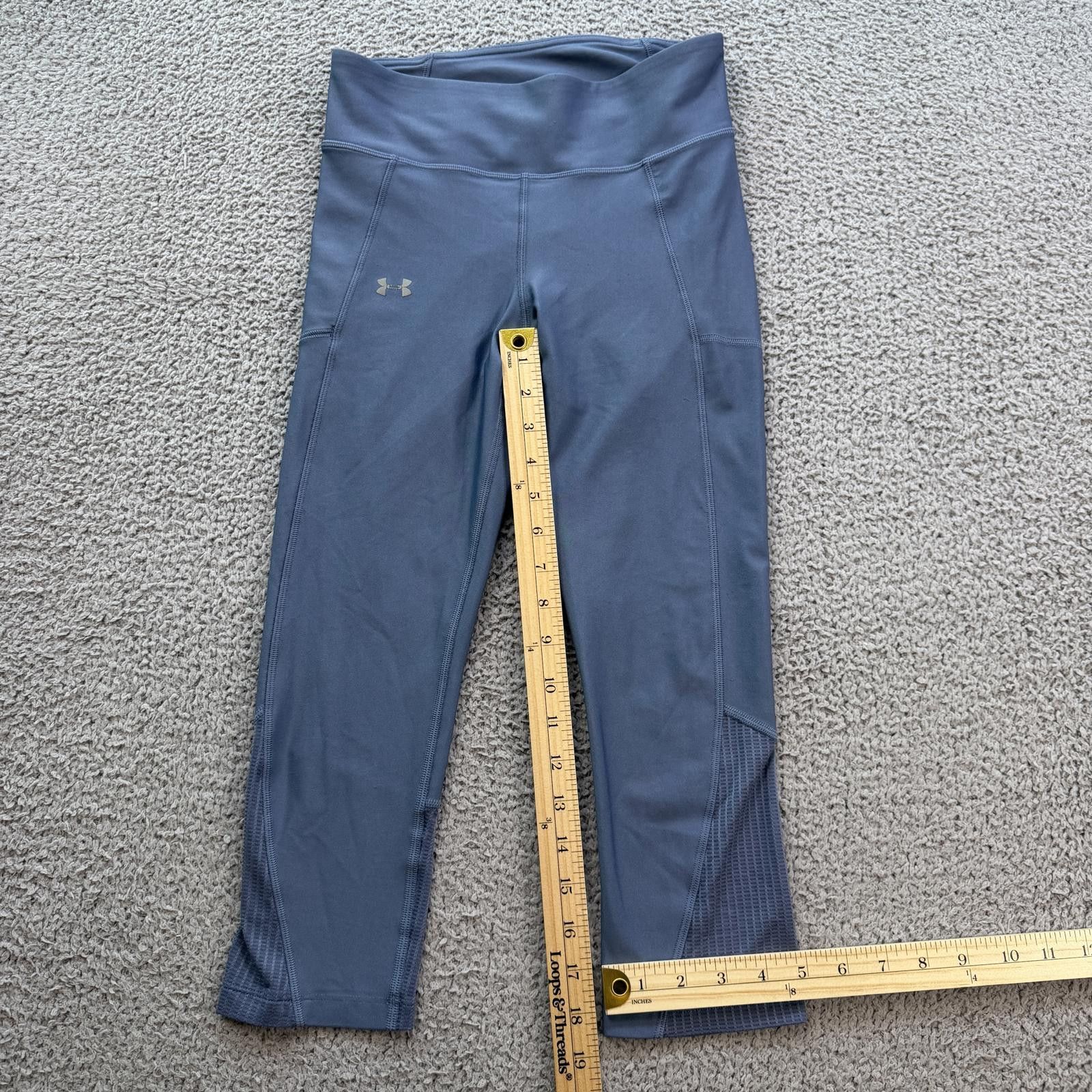 Under Armour Under Armour Women’s Blue Cropped Leggings Athletic Small Size 28" / US 6 / IT 42 - 3 Thumbnail