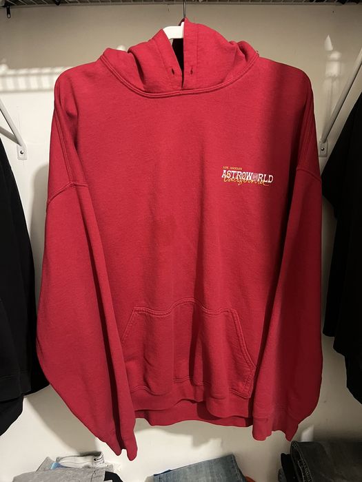 Astroworld discount hoodie red