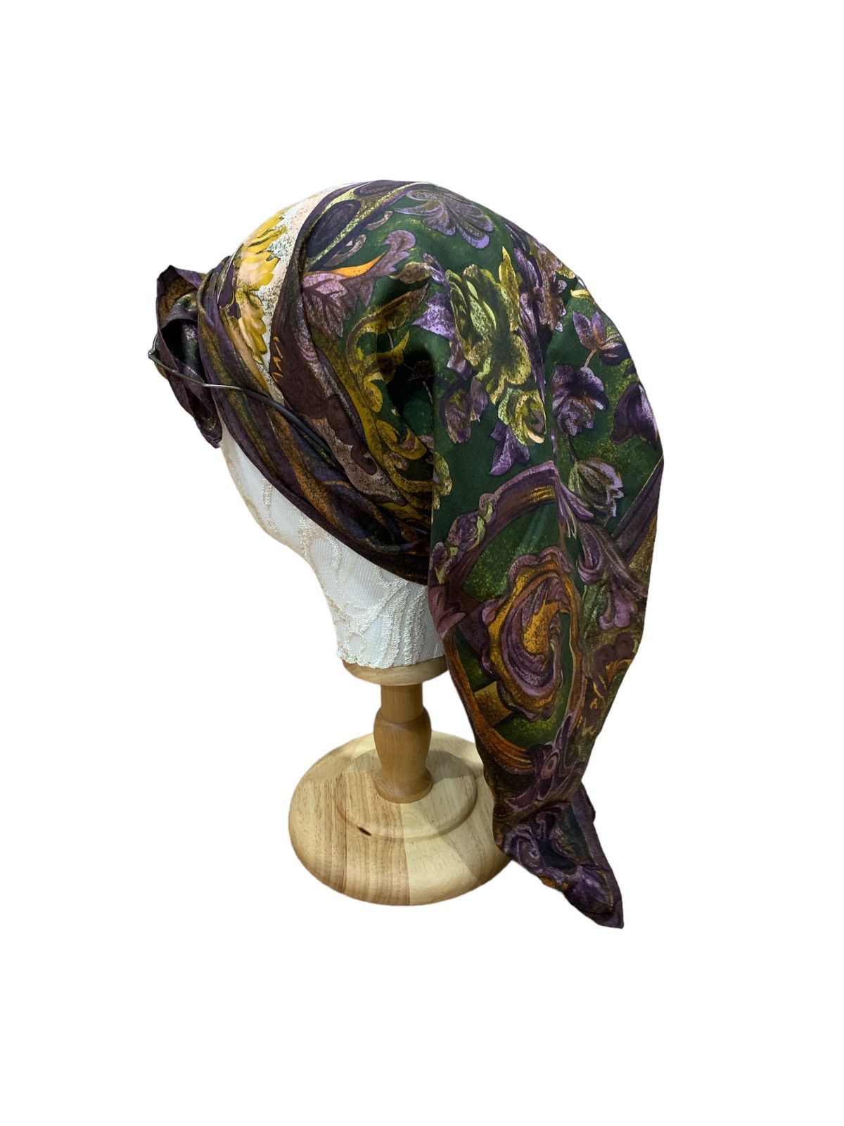 Jean Paul Gaultier VINTAGE JEAN PAUL GAULTIER FLORAL SILK SCARF Size ONE SIZE - 3 Thumbnail