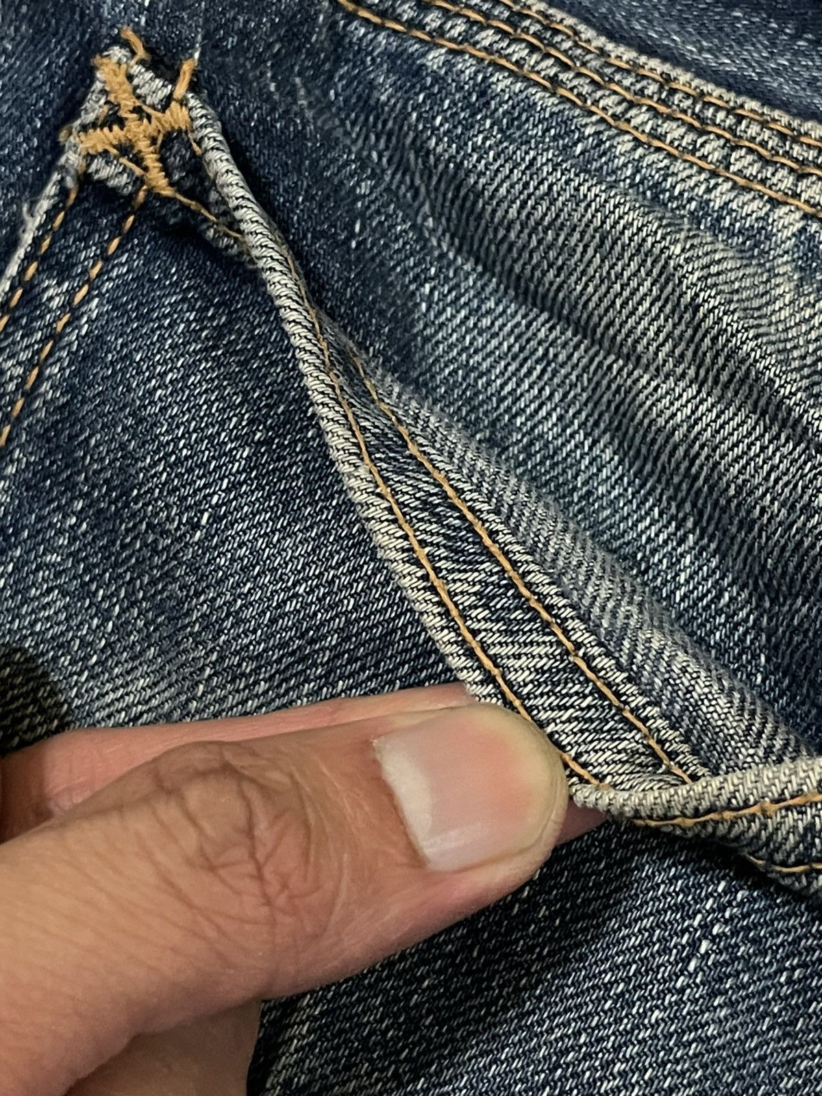 Lee 90'S REPRO LEE COWBOY 1101 BUCKLE BACK SELVEDGE JEANS DENIM | Grailed