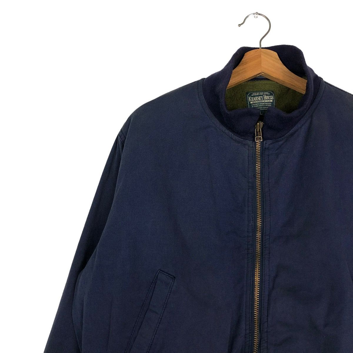 Japanese Brand 🔥VINTAGE BOMBER JACKET KEARNEY HOUSE ISSEY MIYAKE BLANKET Size US L / EU 52-54 / 3 - 7 Thumbnail