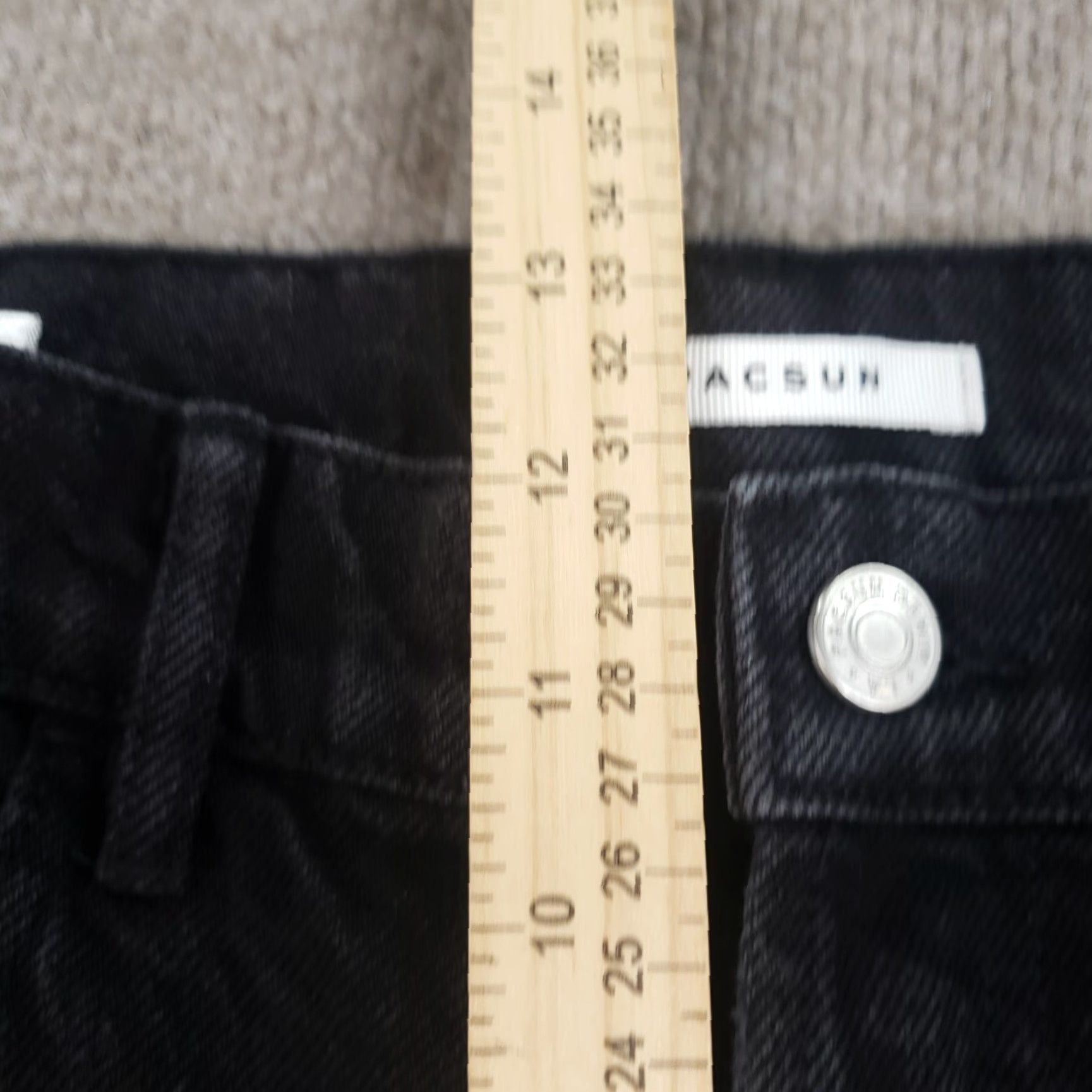 Pacsun Pacsun Womens High Rise Straight Leg Jeans Size 26 26x26 Extra Large XL Black Size 26" / US 2 / IT 38 - 6 Thumbnail