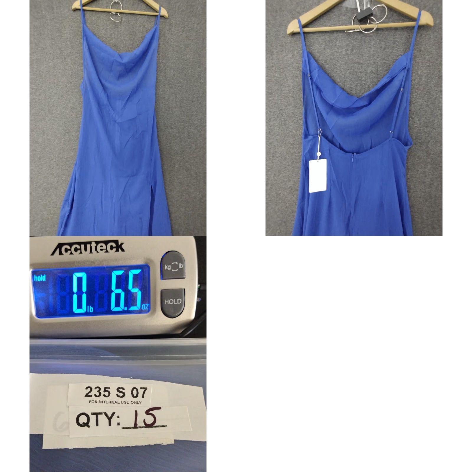Vintage Toluca Women's Blue Swim Cover Up Maxi Cowl Neck Sheer Dress M Size M / US 6-8 / IT 42-44 - 8 Thumbnail