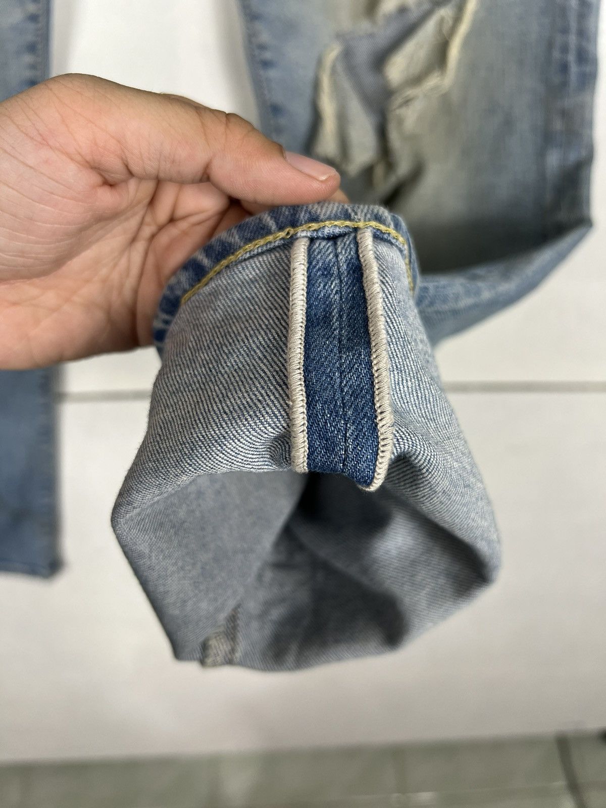 Spellbound 🔥 SPELLBOUND DYED BROKEN DISTRESSED DENIM JEANS Size US 30 / EU 46 - 12 Thumbnail