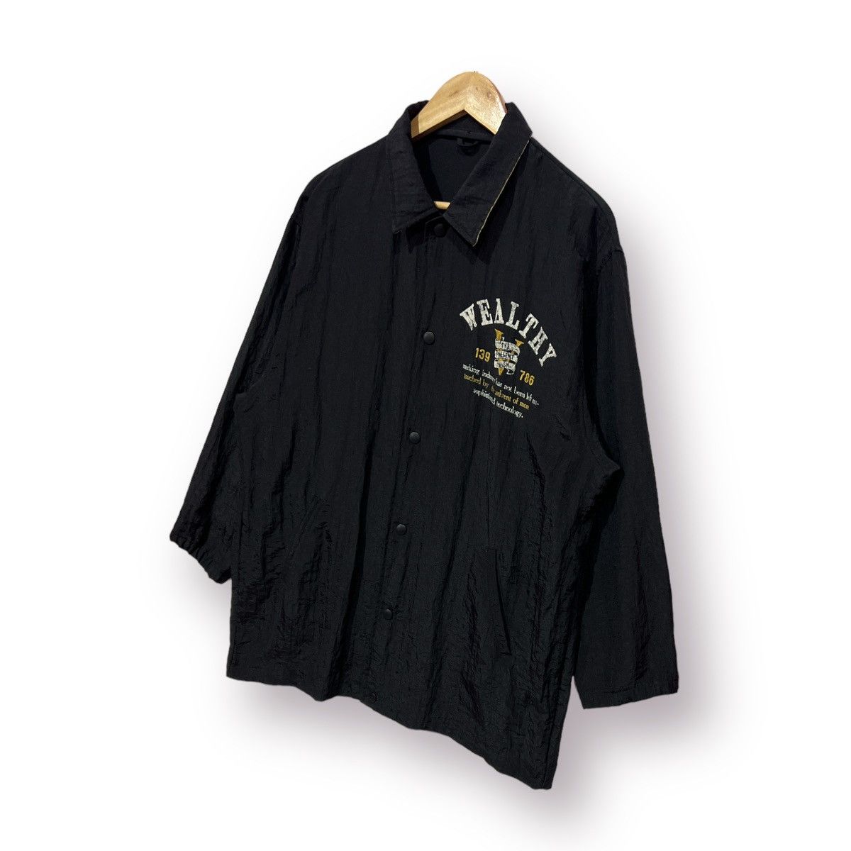 Other 🔥 50's WEALTHY THE PRESENT WISH 139 786 NYLON COACH JACKET Size US M / EU 48-50 / 2 - 3 Thumbnail