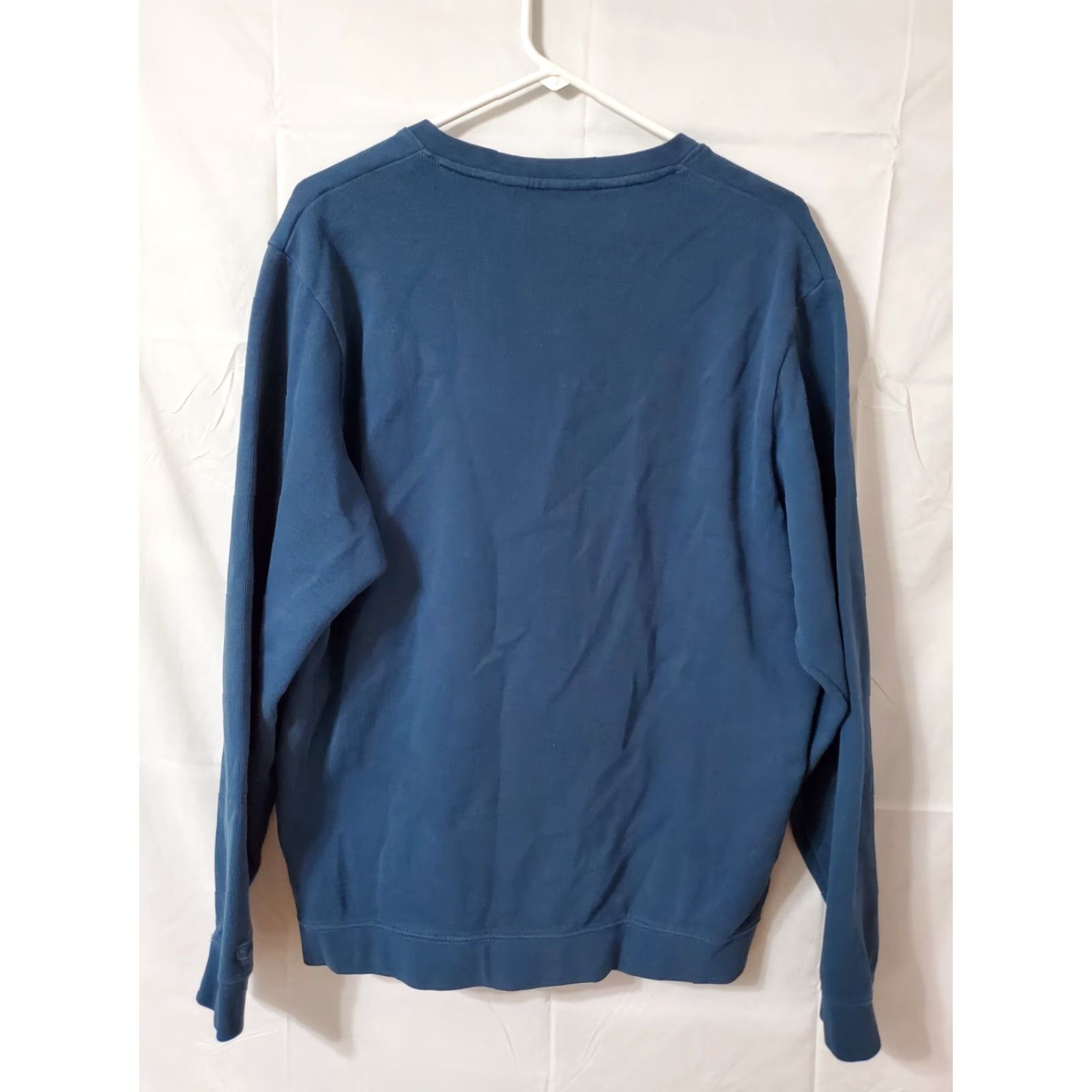 Cutter & Buck Cutter & Buck Sweater Men's L V-Neck Pullover Blue Pima Cotton Golf Active Size US L / EU 52-54 / 3 - 4 Thumbnail